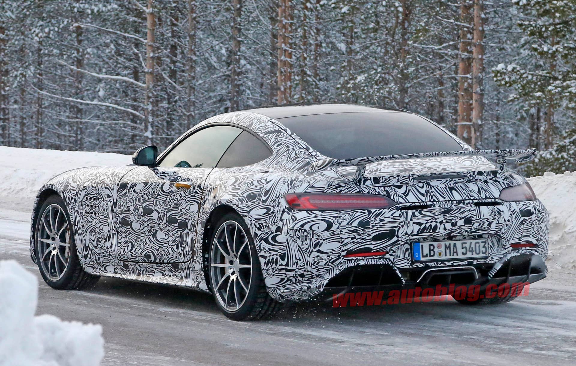 Mercedes-AMG GT R rear 3/4