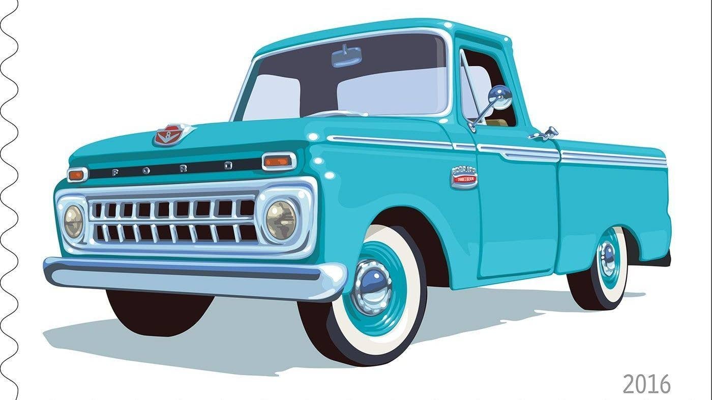 USPS classic trucks ford f-100
