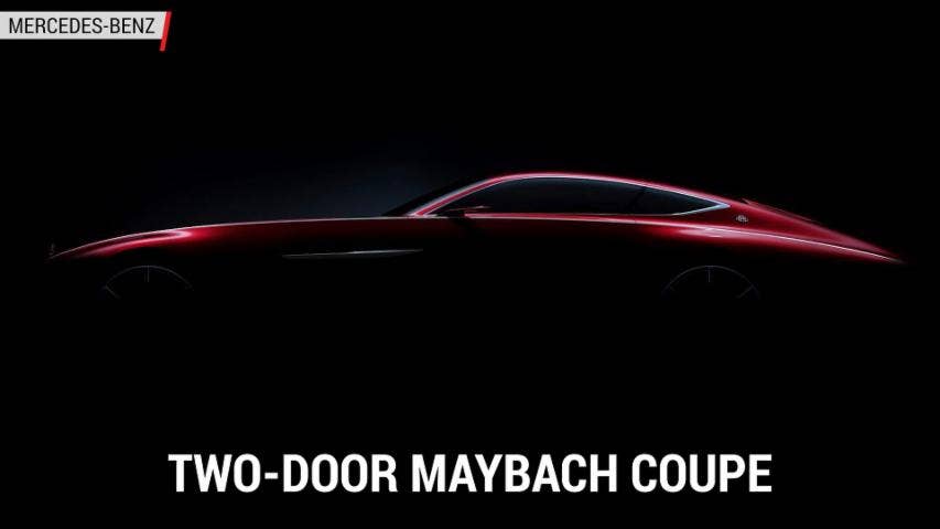 Maybach Coupe Teased by Mercedes-Benz | Autoblog Minute