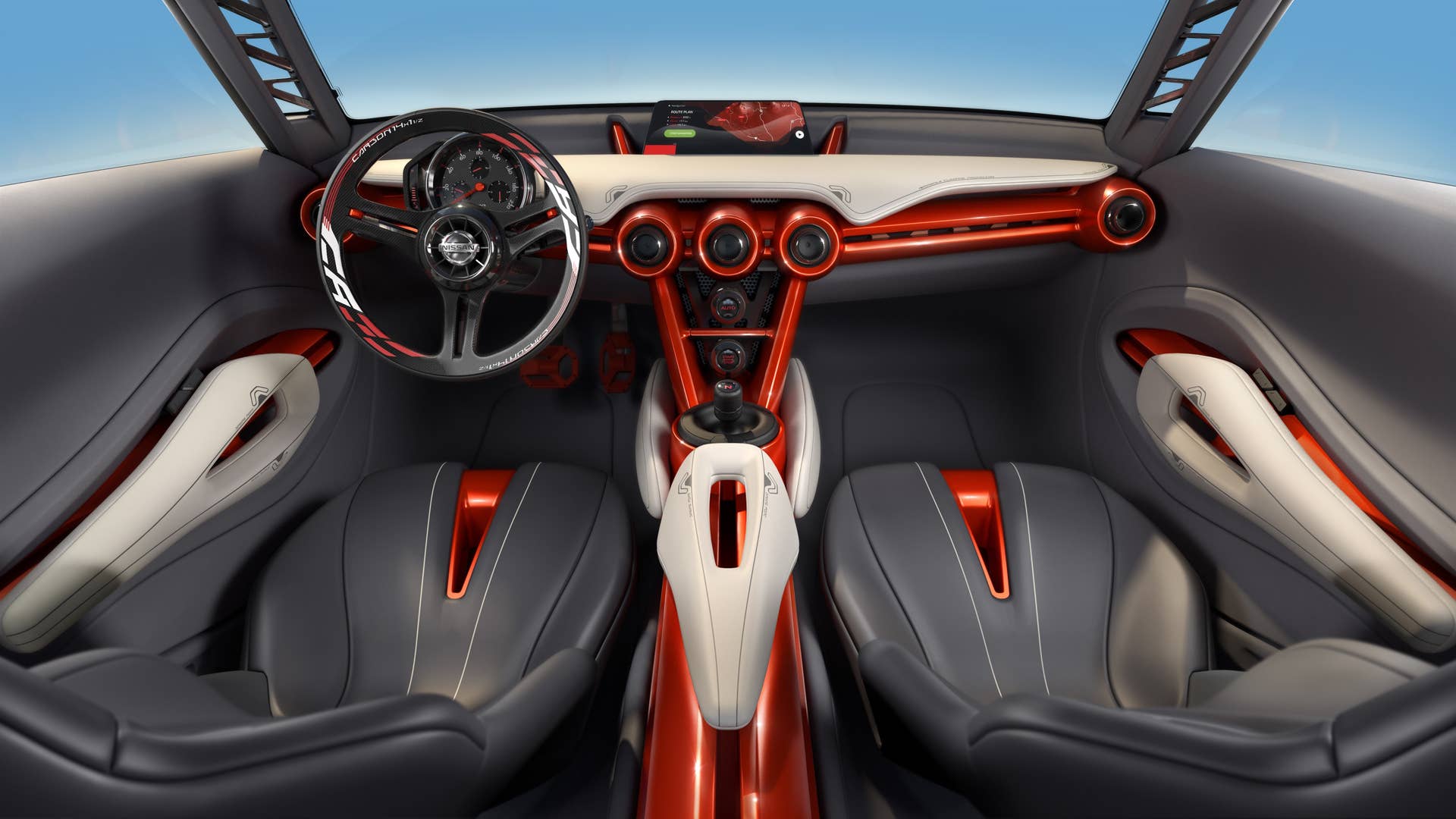 gripz nissan concept interior dash cabin seats