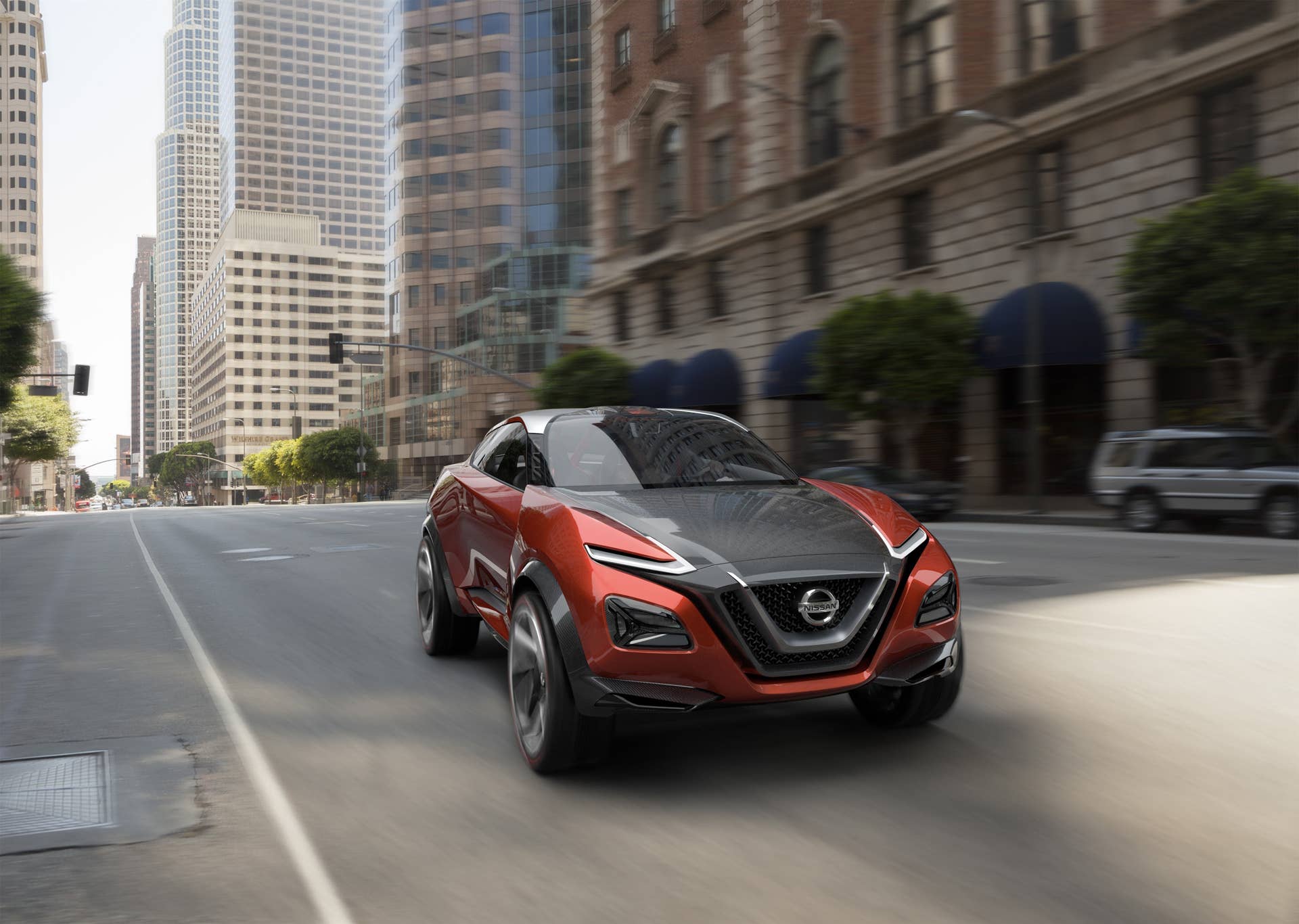 gripz concept city crossover nissan driving action