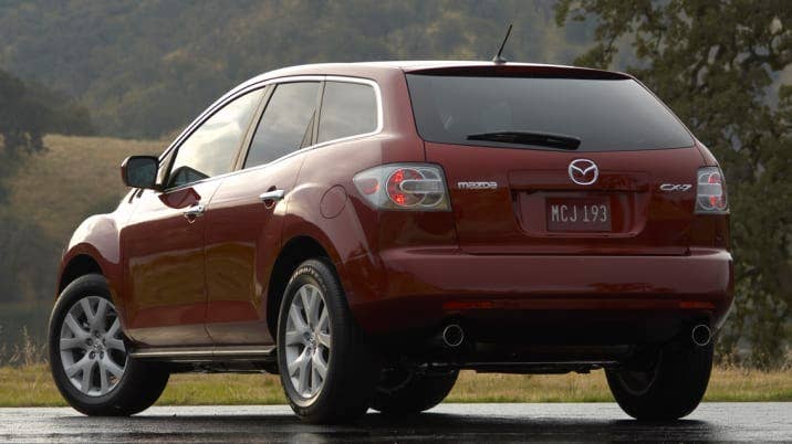 2008 Mazda CX-7 rear three-quarter view