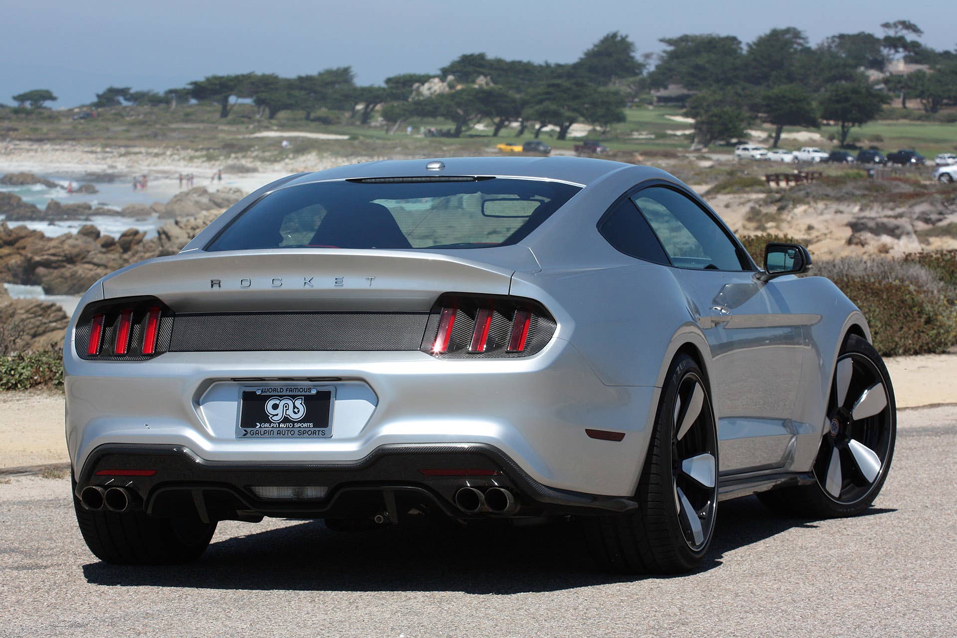 2015 Fisker-Galpin Rocket rear 3/4 view