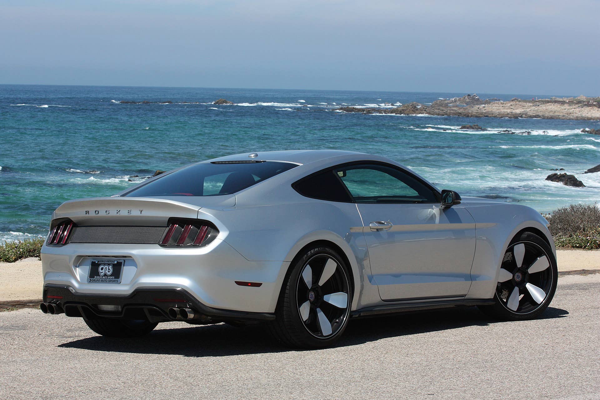 2015 Fisker-Galpin Rocket rear 3/4 view