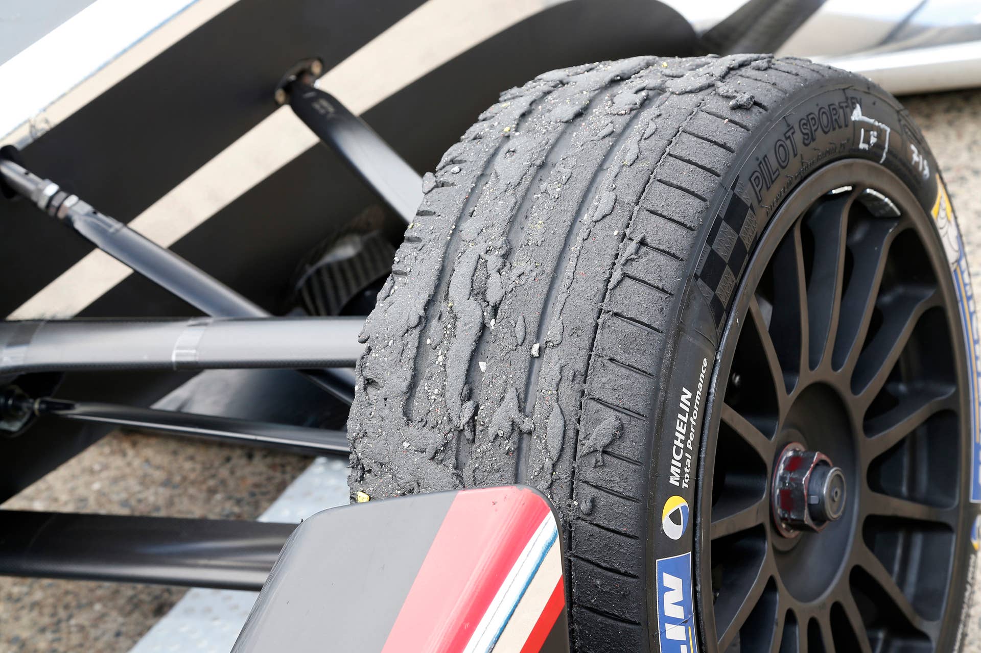 2015 FIA Formula E Berlin ePrix tire wear