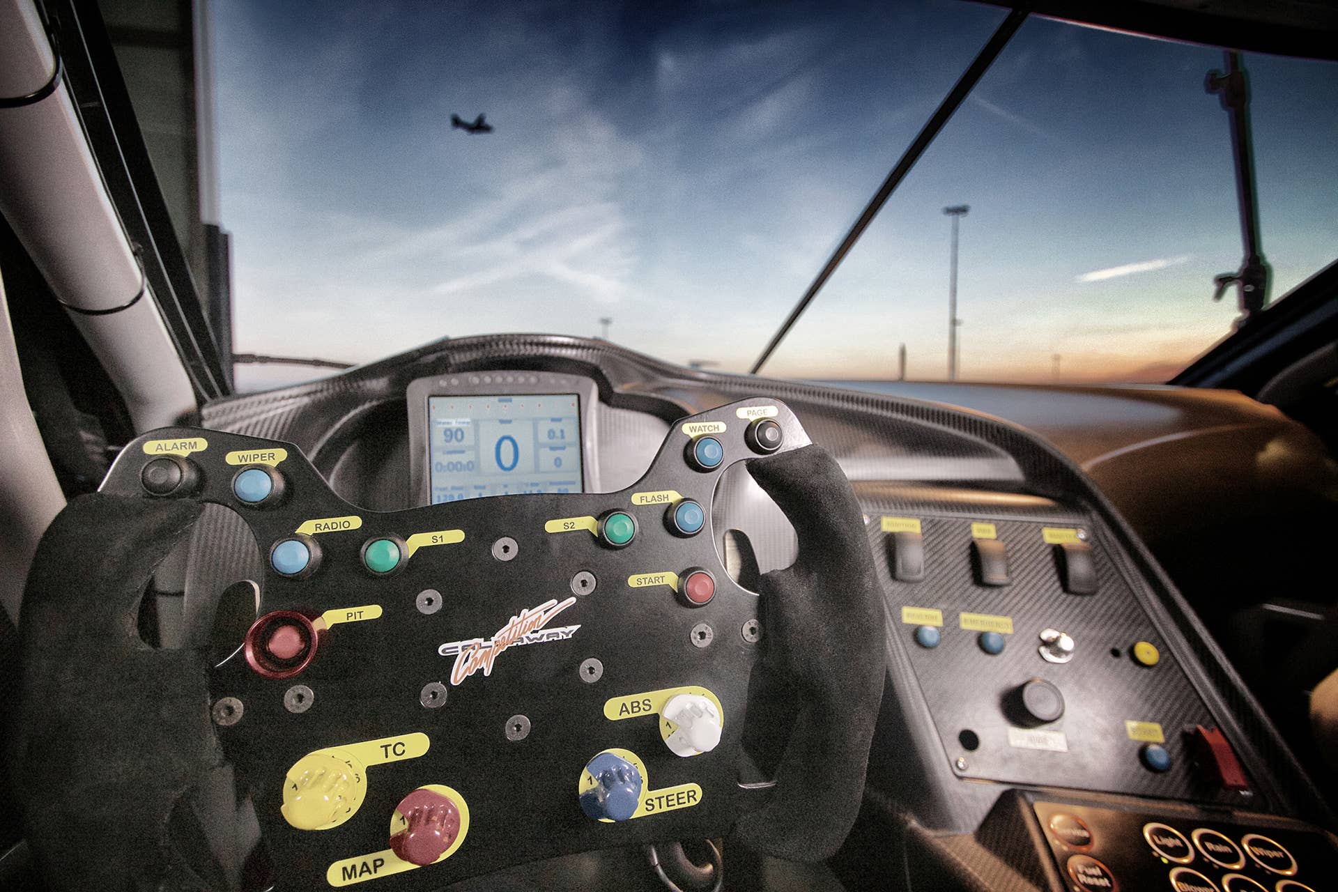 Callaway Corvette C7 GT3-R interior cockpit