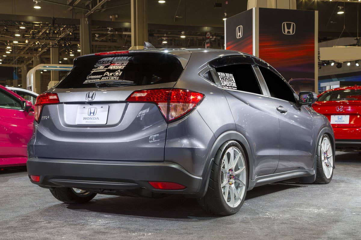 honda hr-v custom rear three quarters