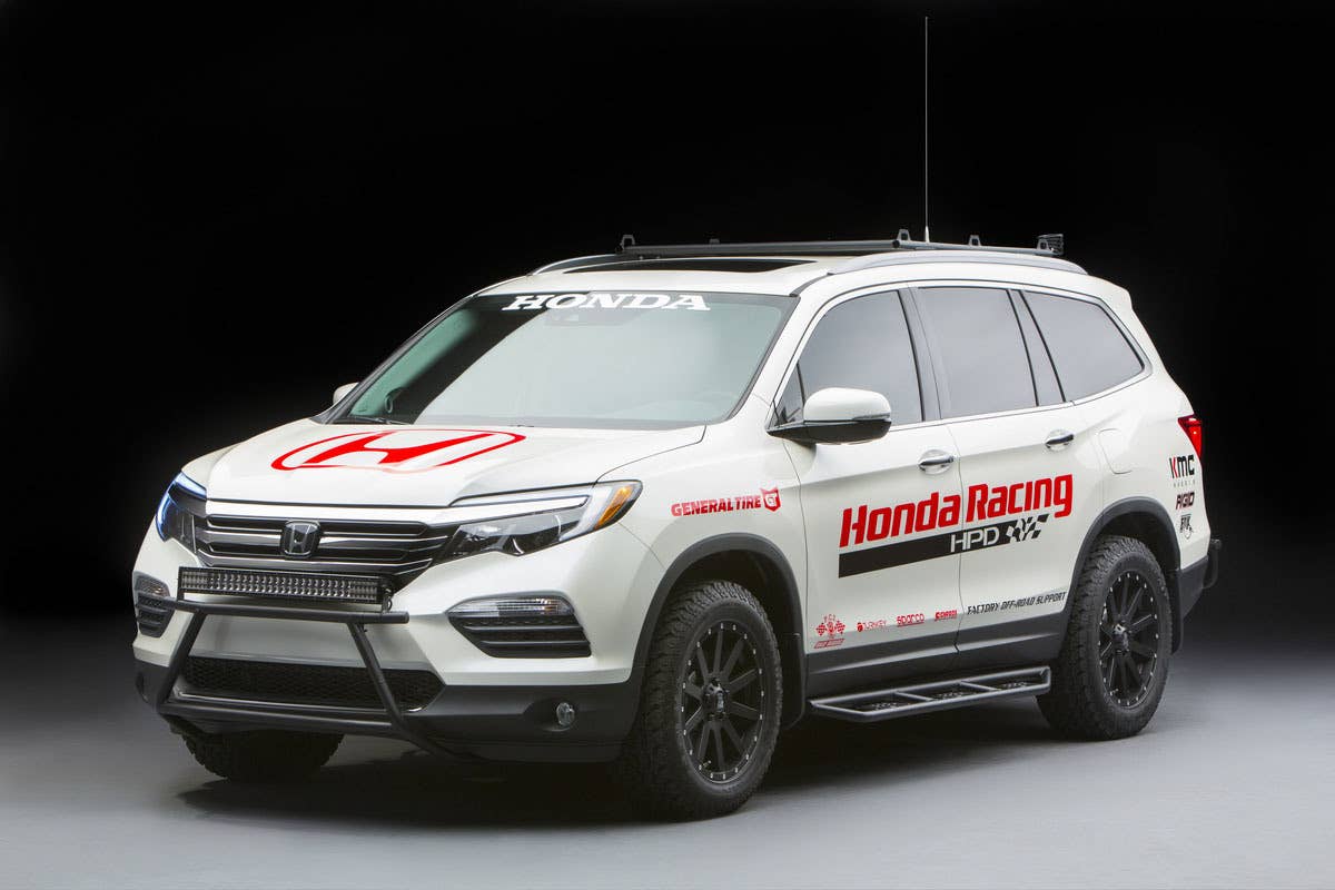 honda pilot baja chase vehicle