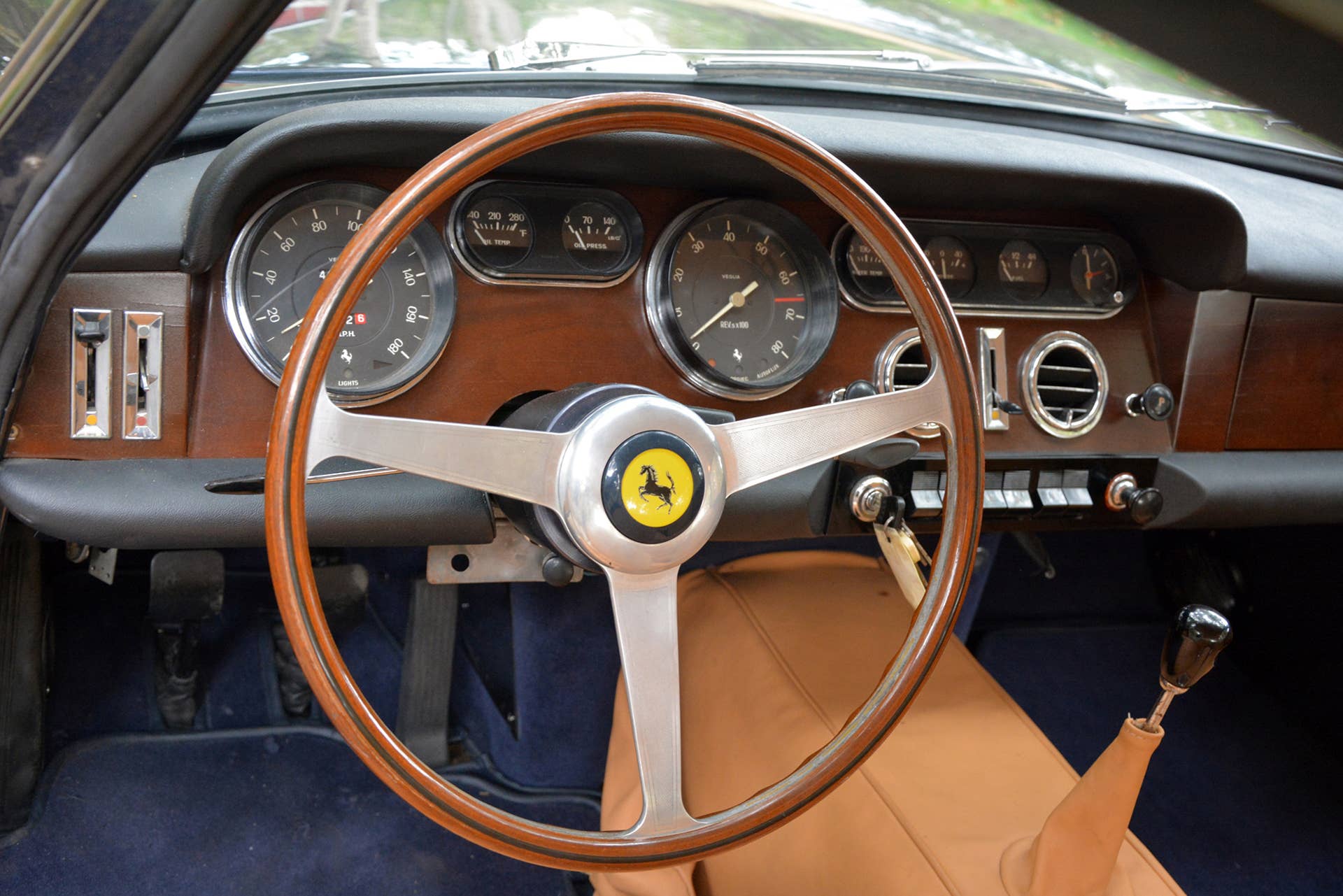 1965 Ferrari 330 GT Shark Nose steering wheel