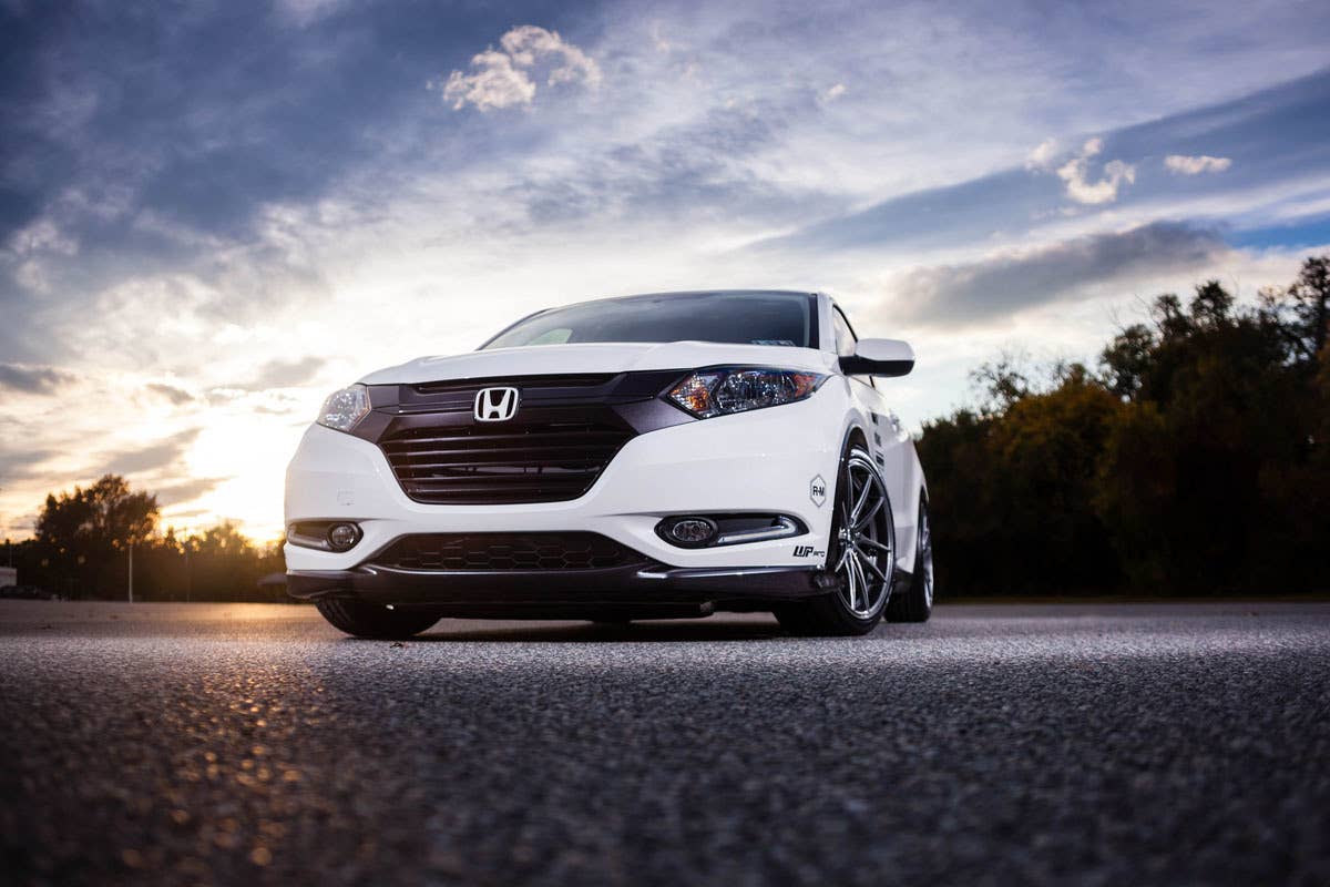 modded honda hr-v low angle