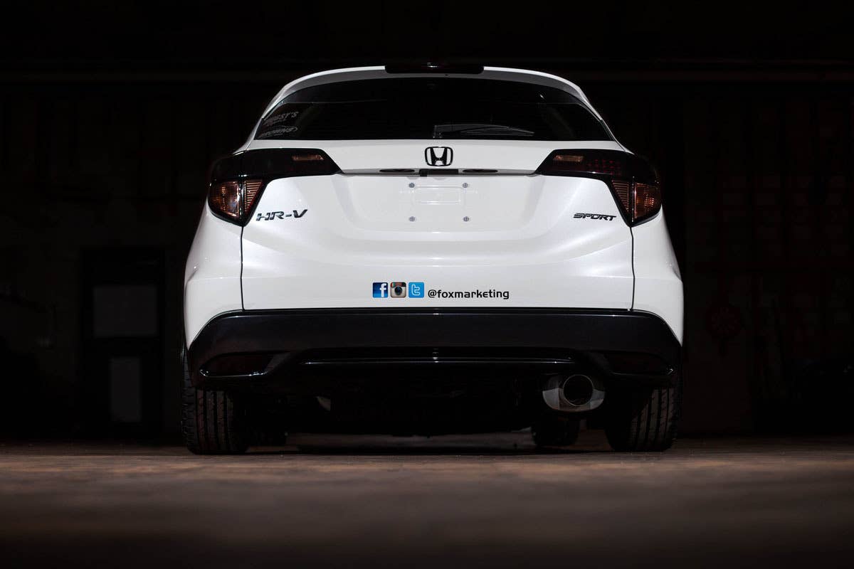 modded honda hr-v rear