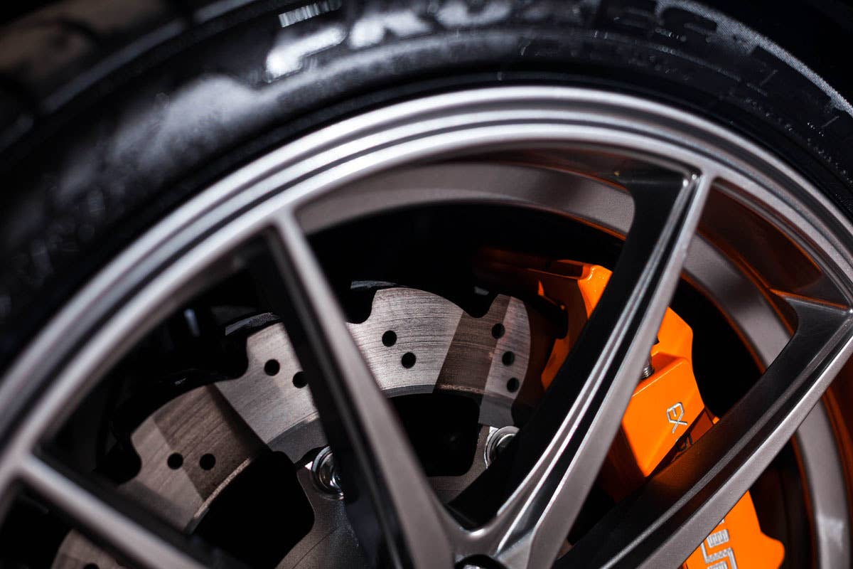 modded honda hr-v brake detail