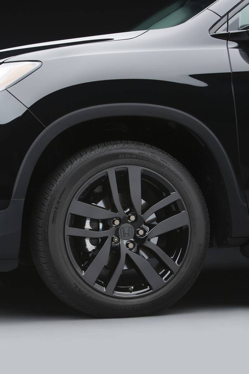 2016 honda pilot elite concept black edition front wheel