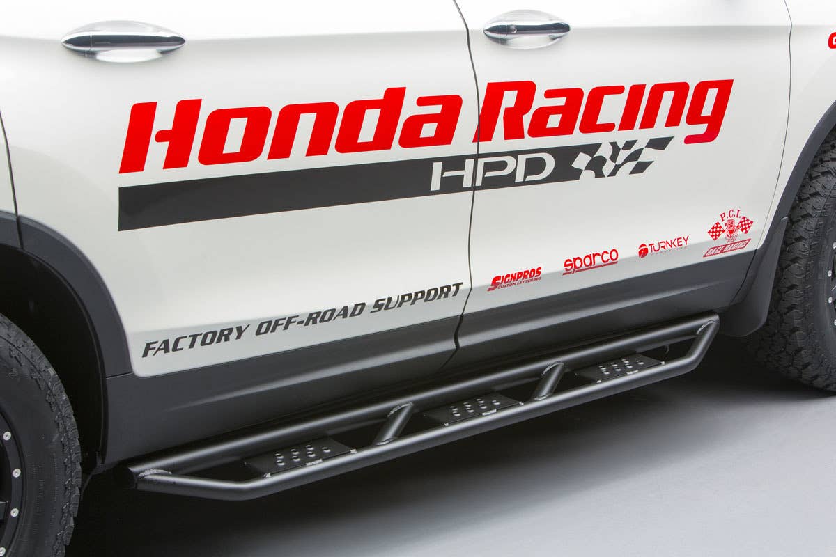 honda pilot baja chase vehicle side steps