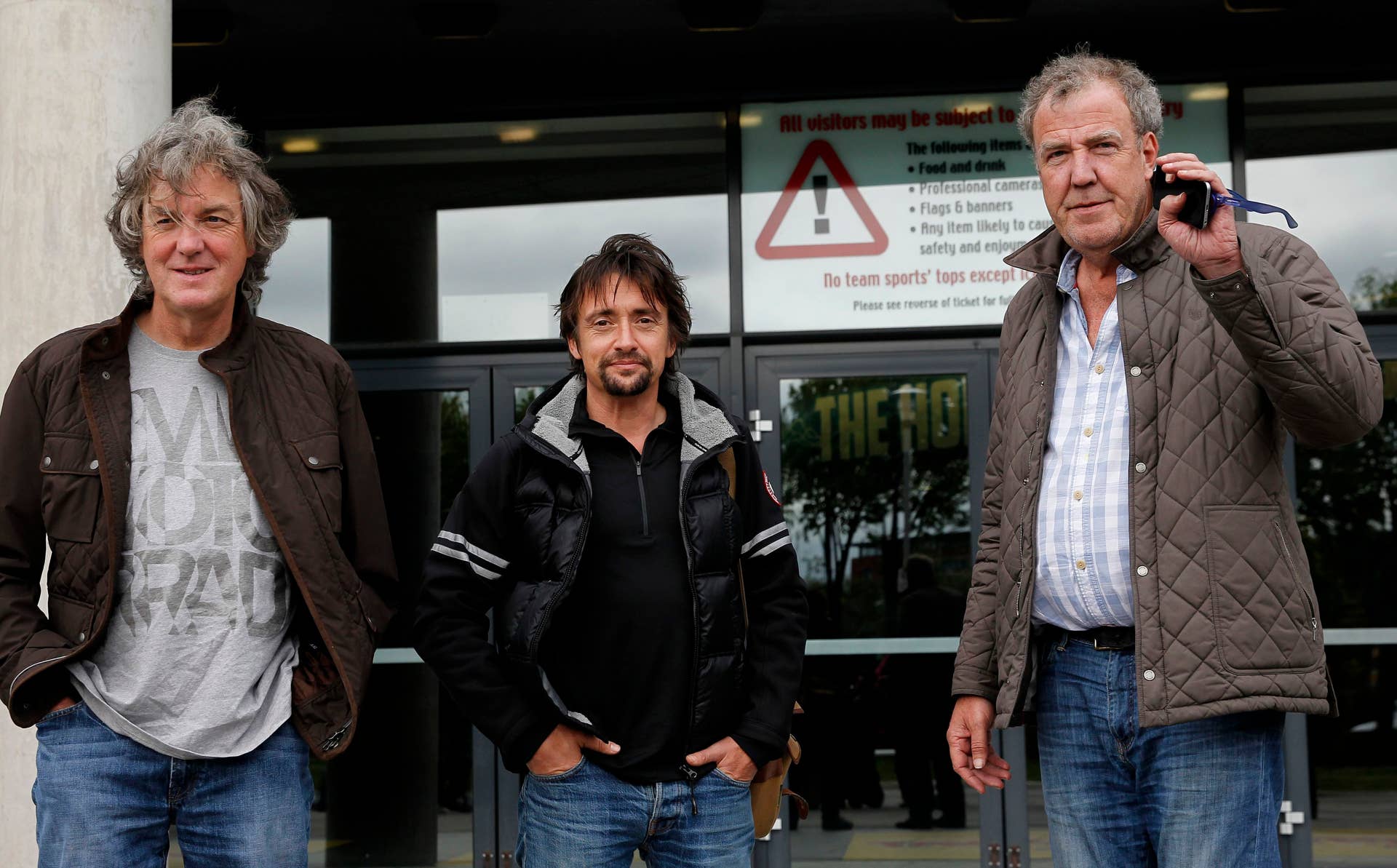 File photo dated 21/5/2015 of (Left to right) James May, Richard Hammond and Jeremy Clarkson as their new Amazon Prime motoring show The Grand Tour will be making a stop-off in the UK.