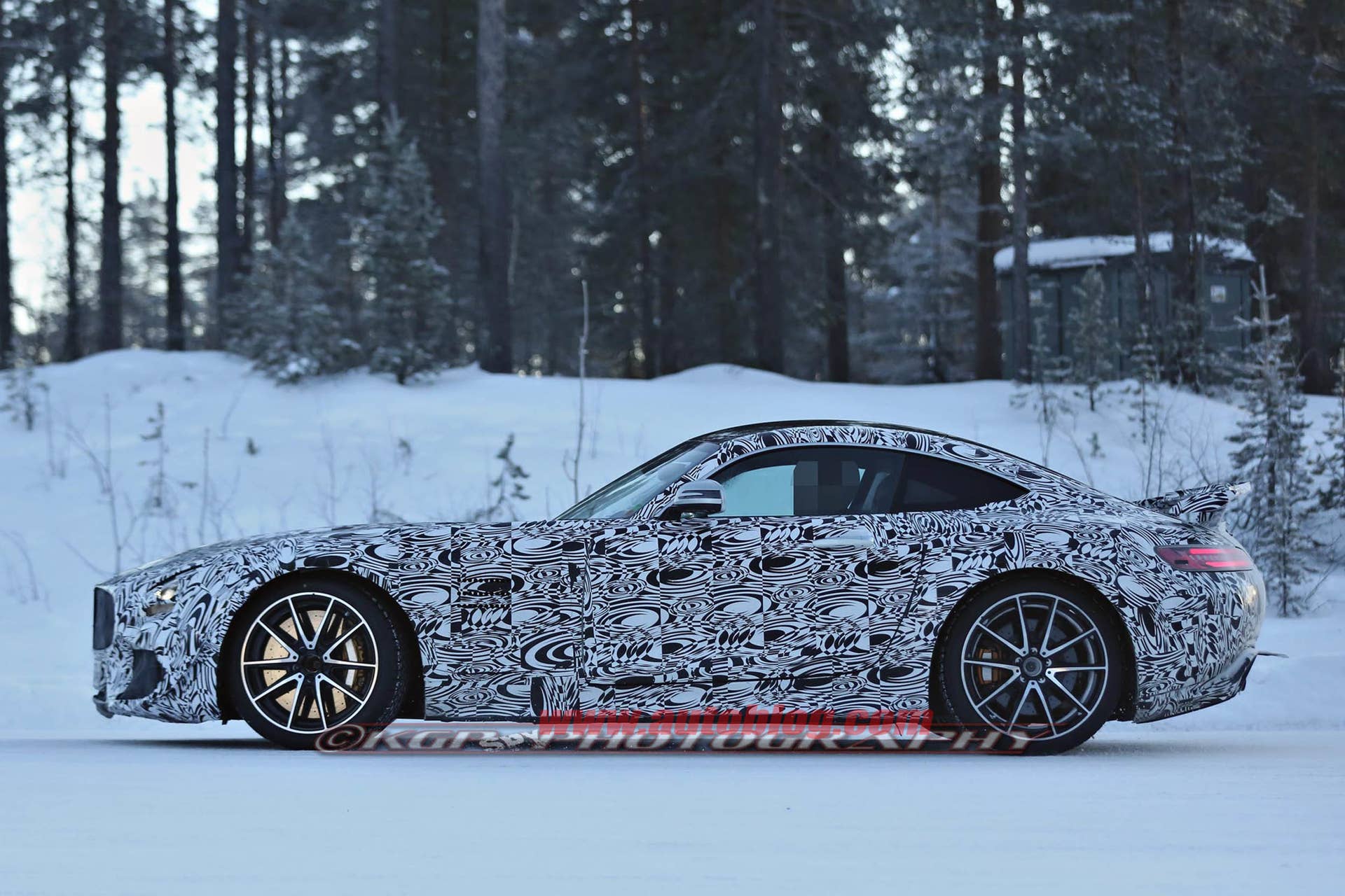 Mercedes-AMG GT R spied profile