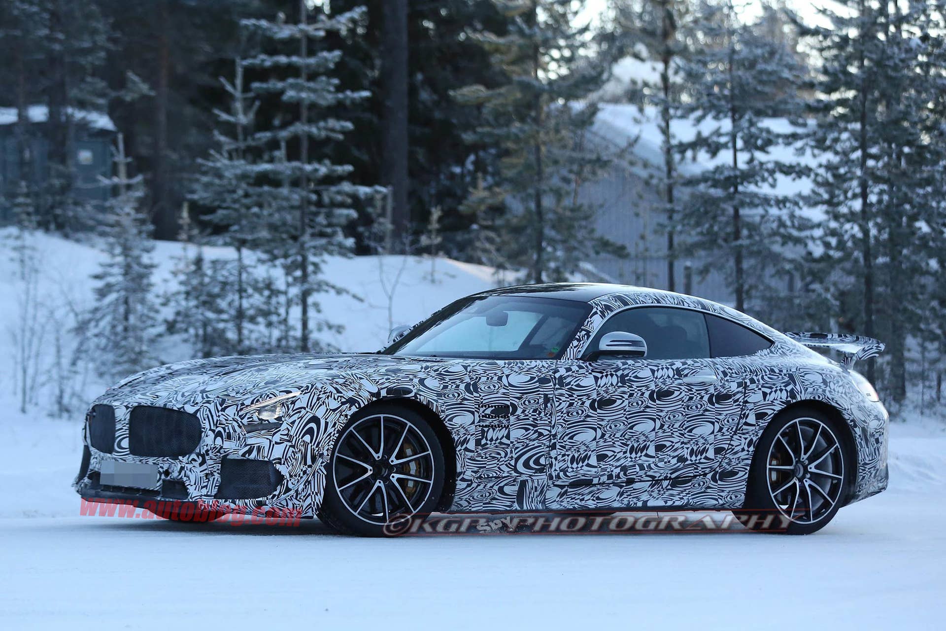 Mercedes-AMG GT R spied