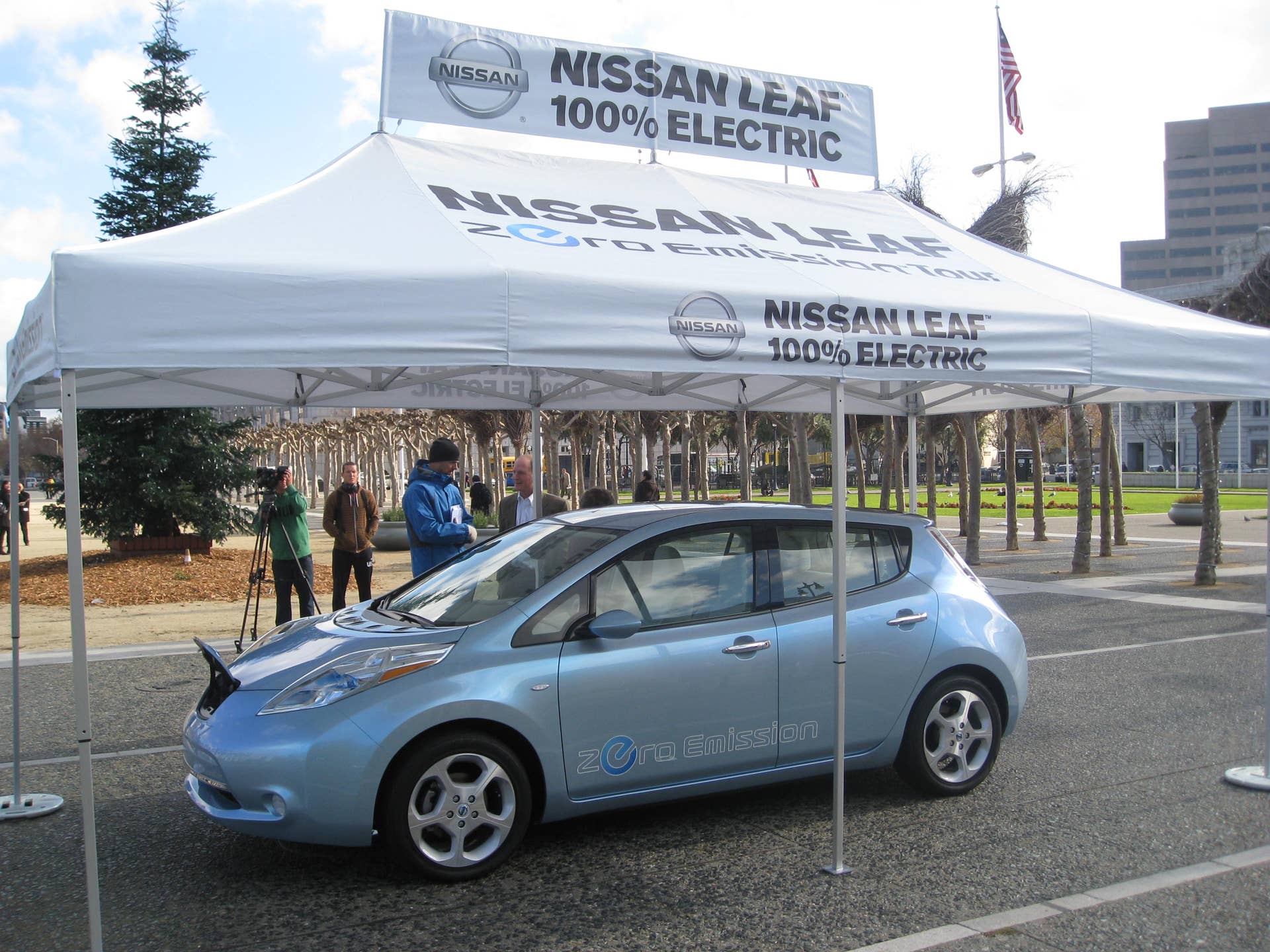 Mayor Newsom Announces Nissan to Bring First All-Electric Vehicle to San Francisco