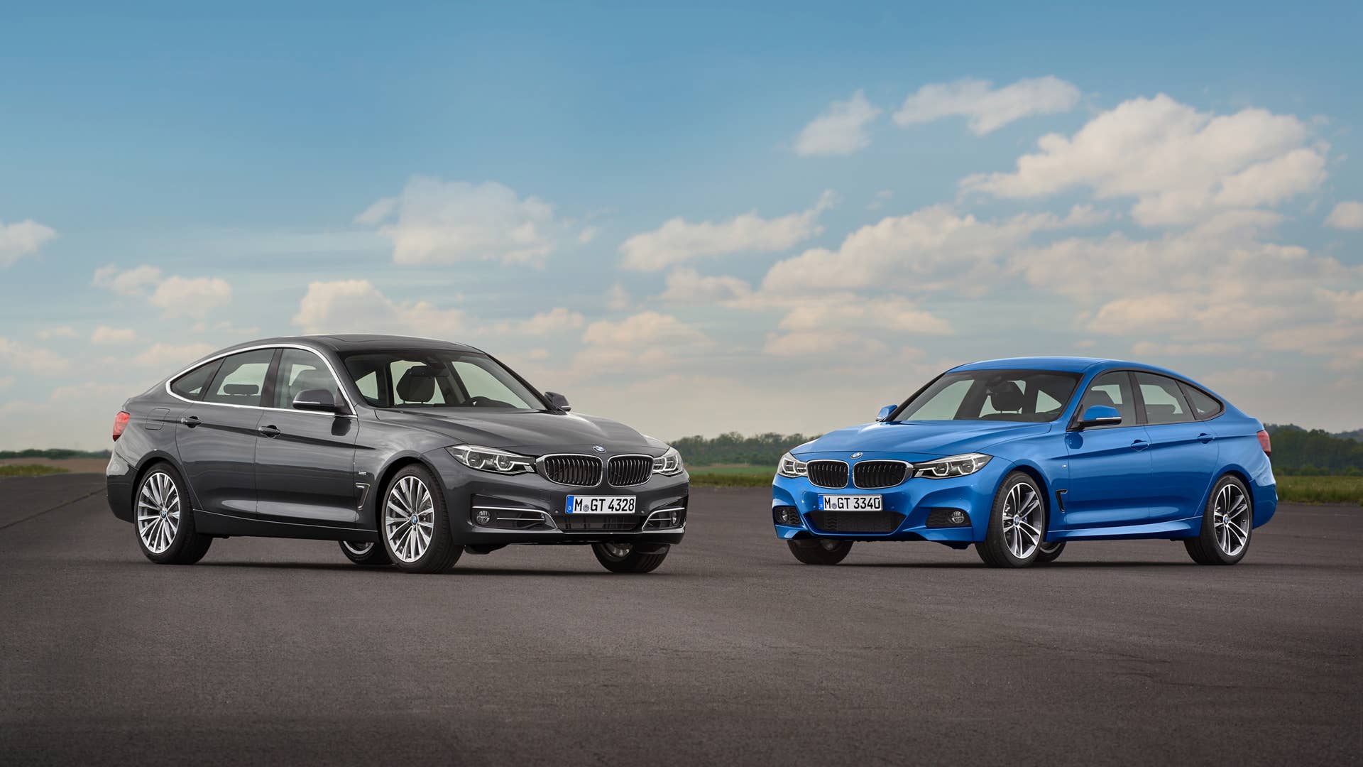 2017 BMW 3 Series Gran Turismo M Sport and Luxury pair