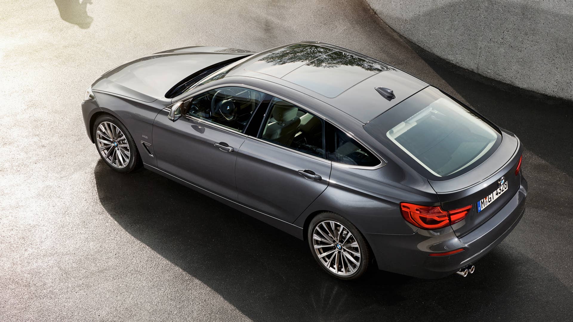 2017 BMW 3 Series Gran Turismo Luxury  above rear 3/4