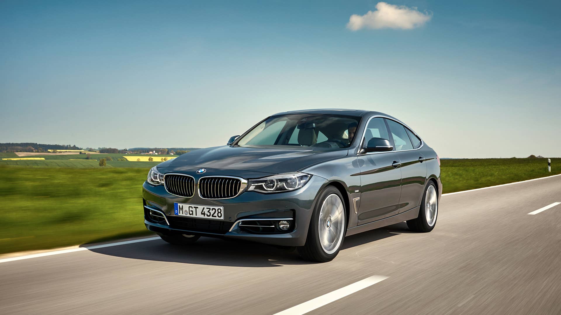 2017 BMW 3 Series Gran Turismo Luxury front 3/4 moving exterior