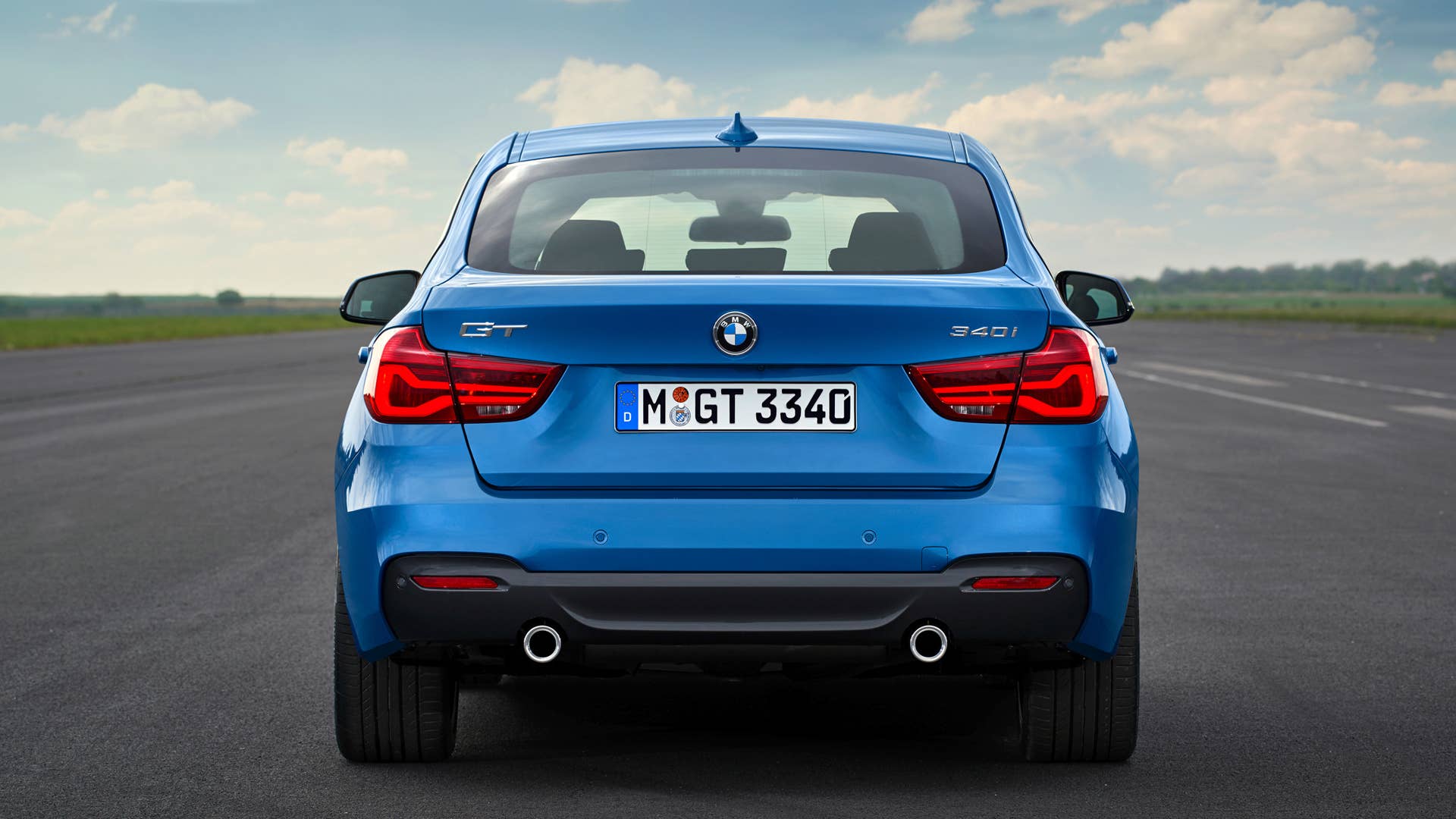 2017 BMW 3 Series Gran Turismo M Sport static rear