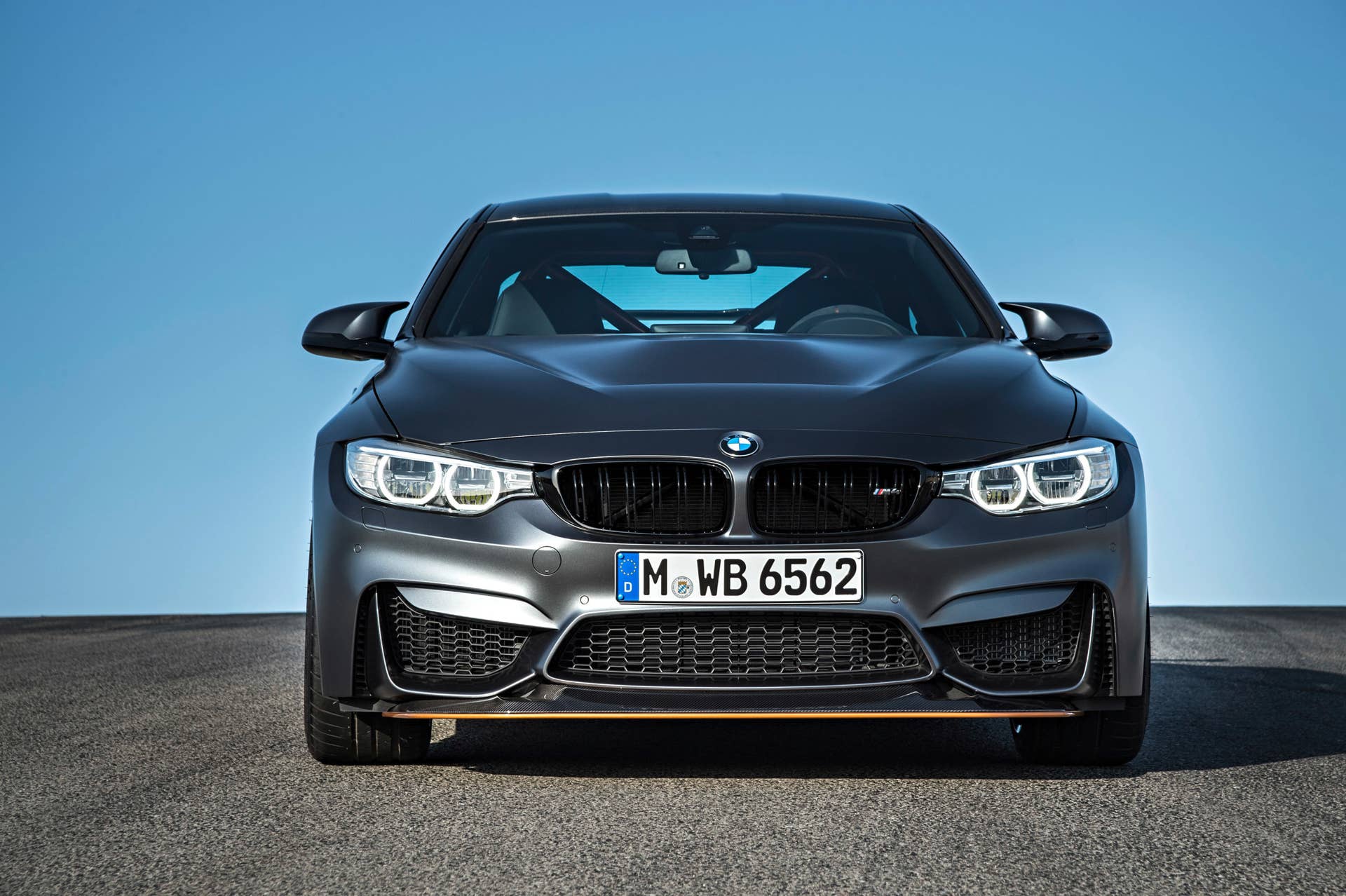2016 BMW M4 GTS dead front view