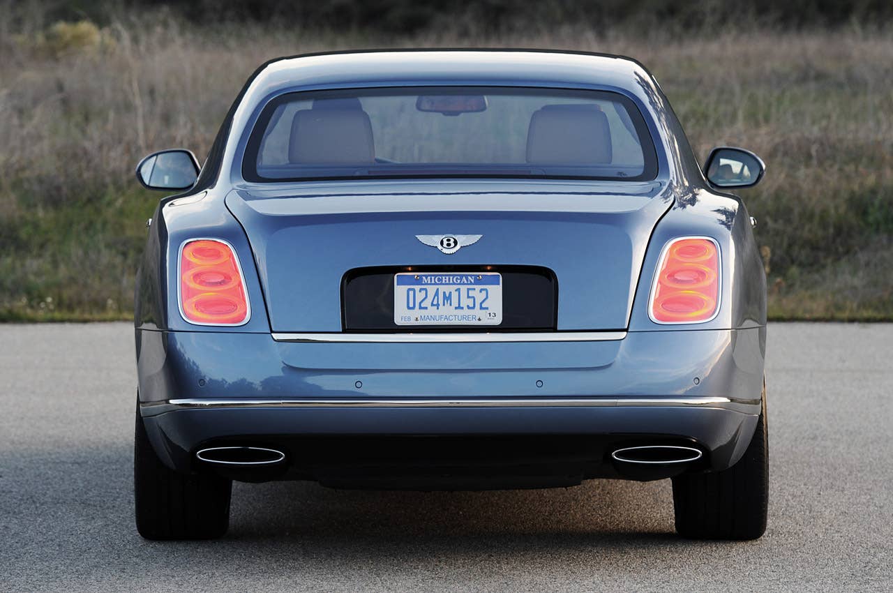 2011 Bentley Mulsanne rear view