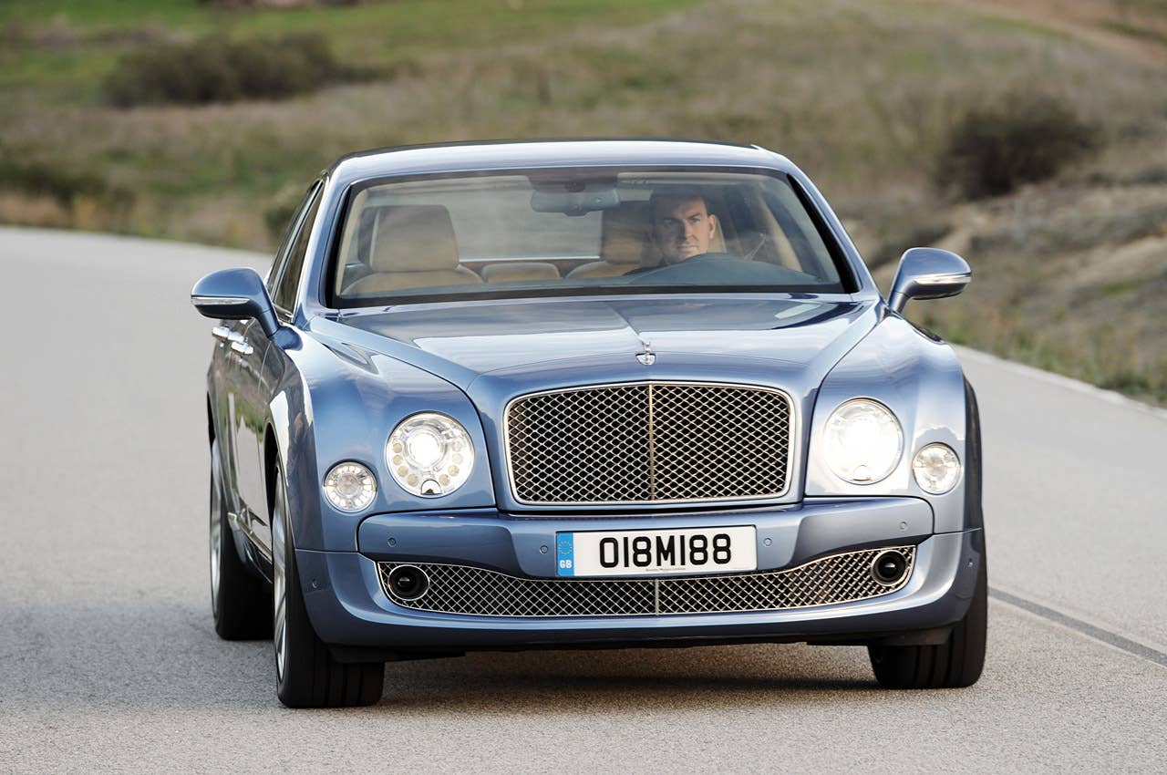 2011 Bentley Mulsanne front driving view
