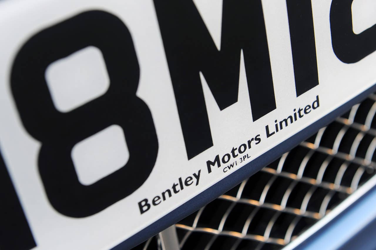 2011 Bentley Mulsanne license plate