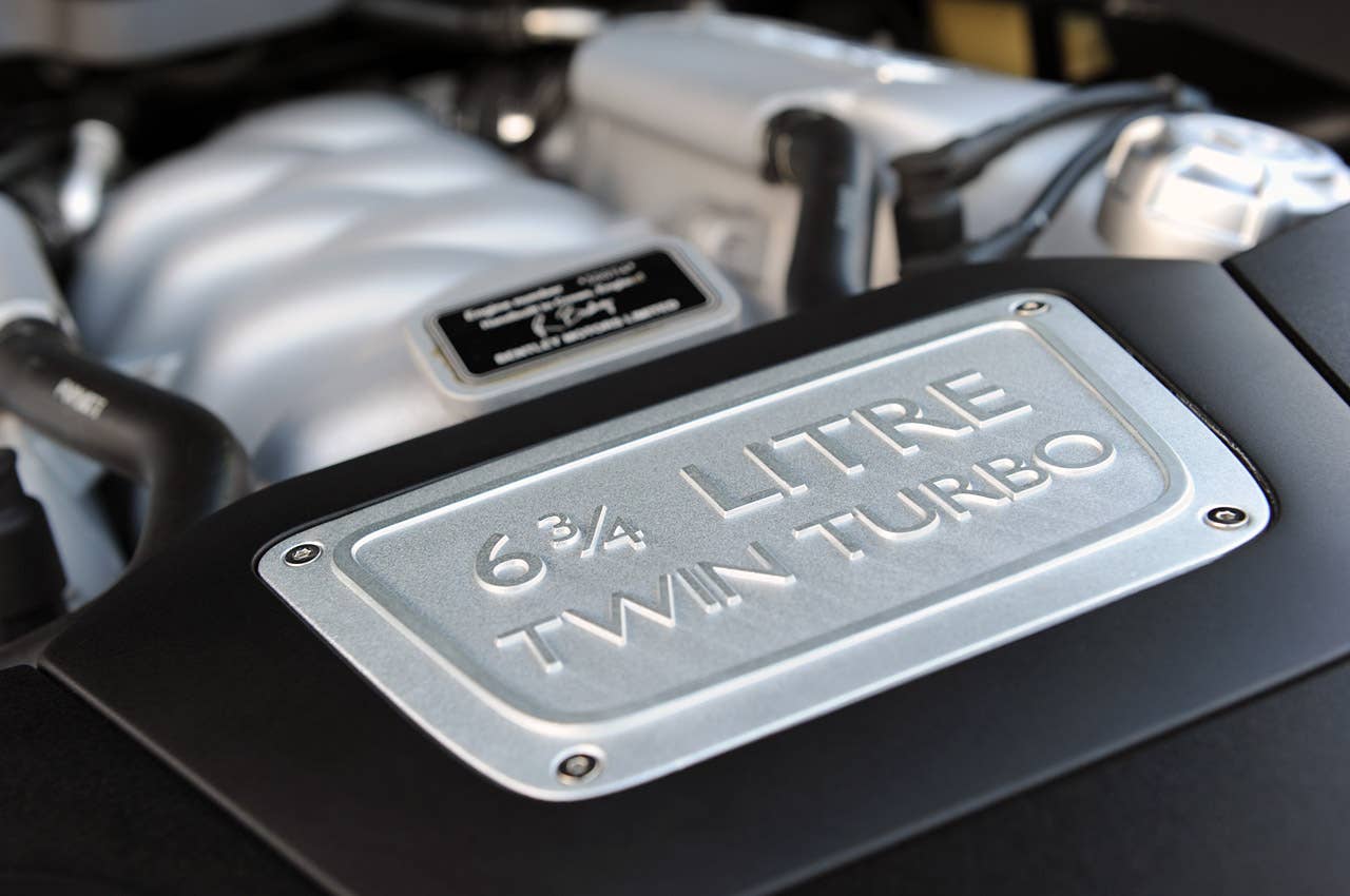 2011 Bentley Mulsanne engine plaque