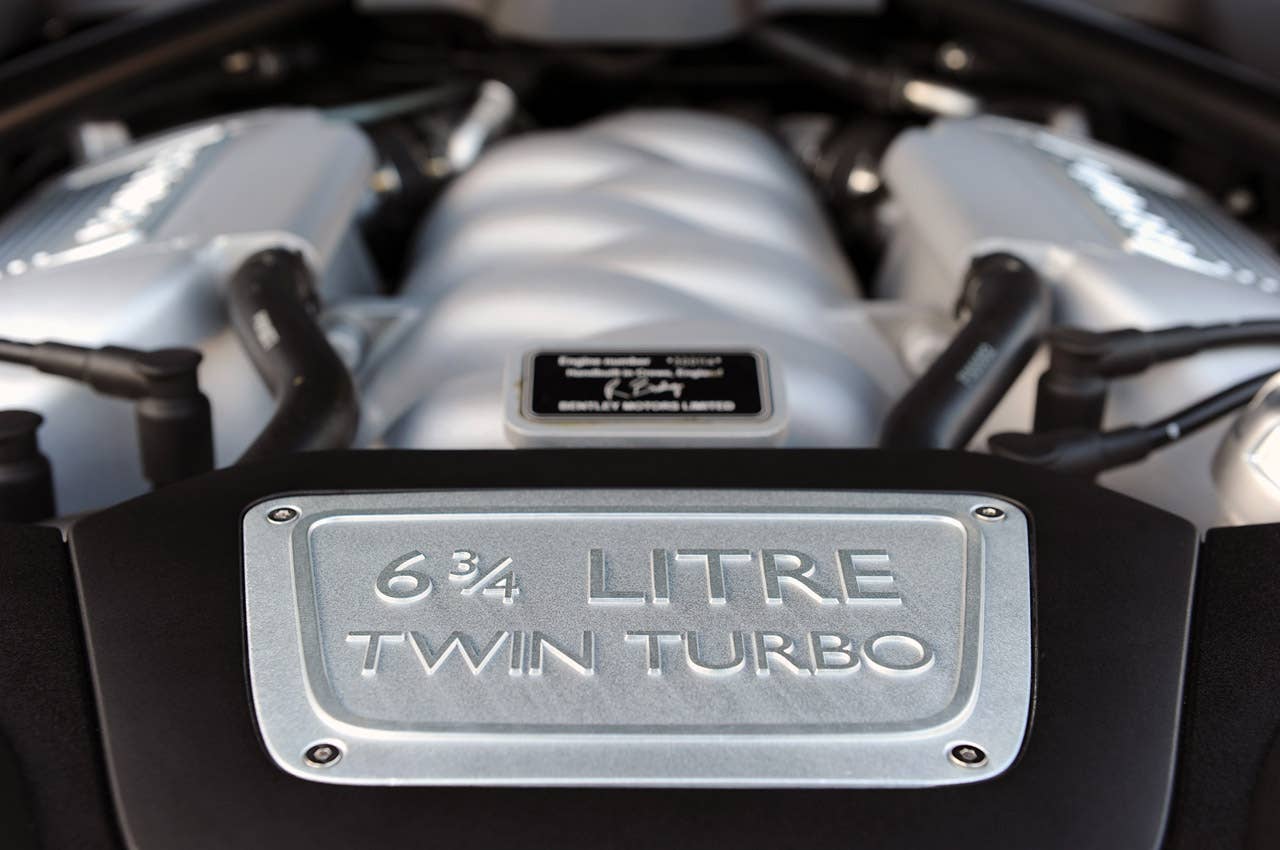 2011 Bentley Mulsanne engine plaque