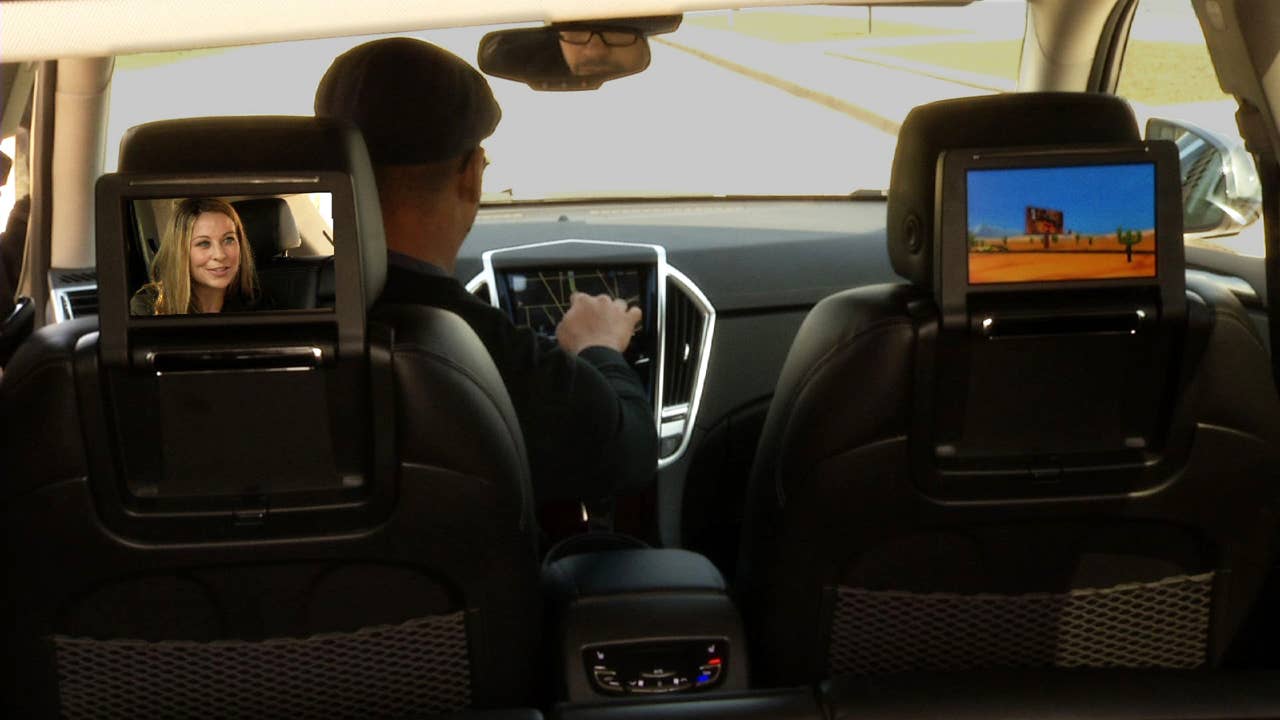 Dual-play capability in the rear seat entertainment system of the 2013 Cadillac SRX allows users to use and watch their own media enabling each of the 8 flip-up rear screens to feature unique media.