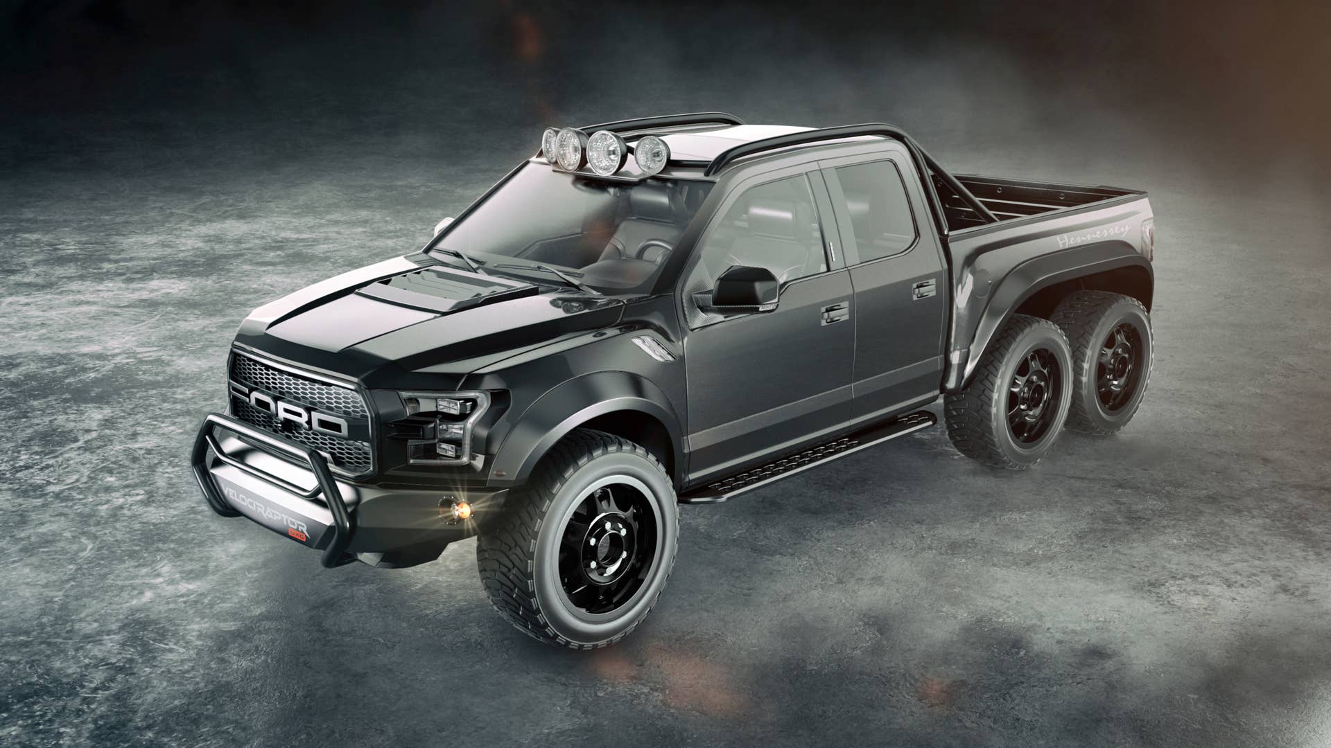Hennessey Performance VelociRaptor 6X6 Concept Three Quarter Front Exterior