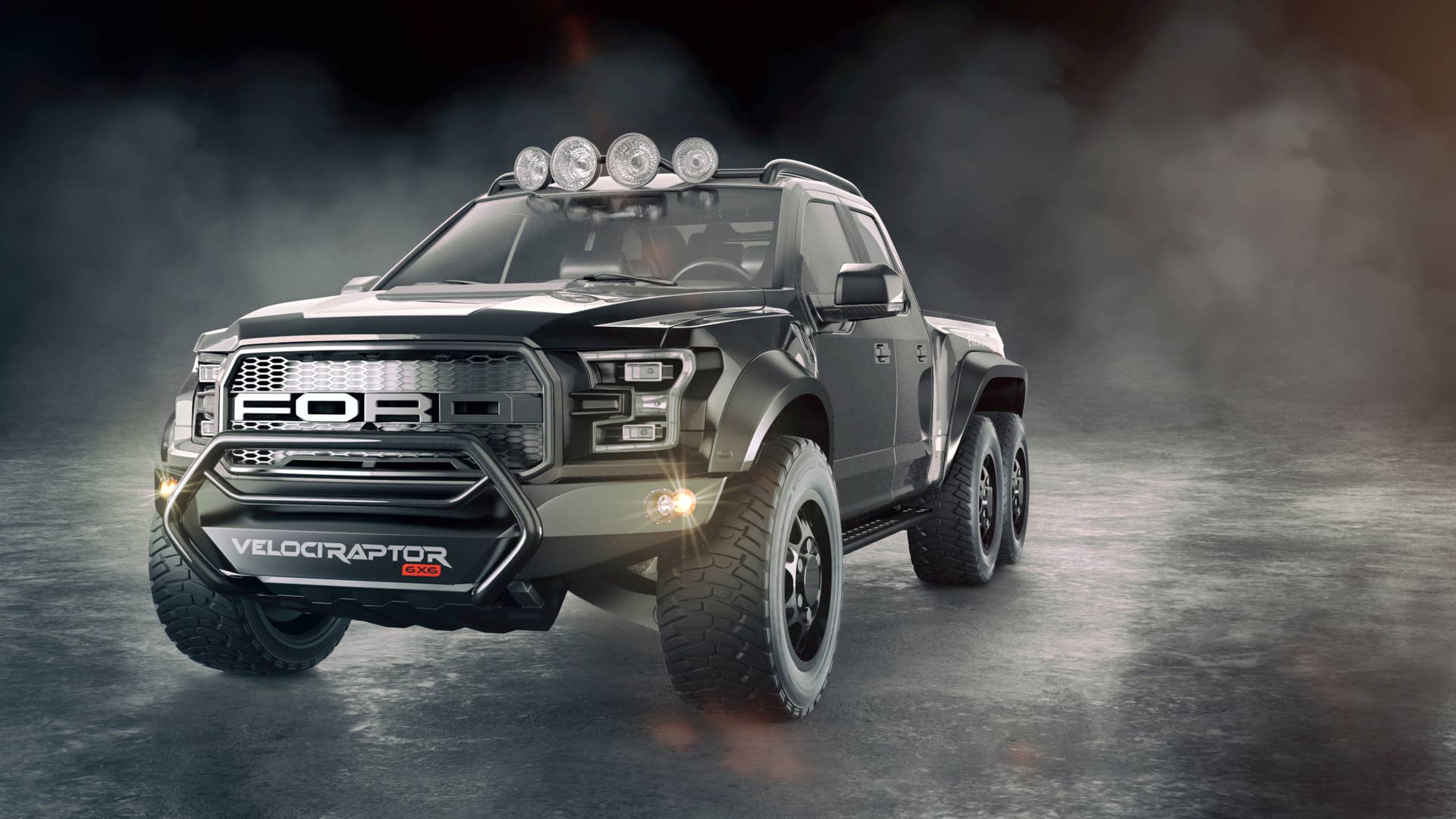 Hennessey Performance VelociRaptor 6X6 Concept Front End Exterior