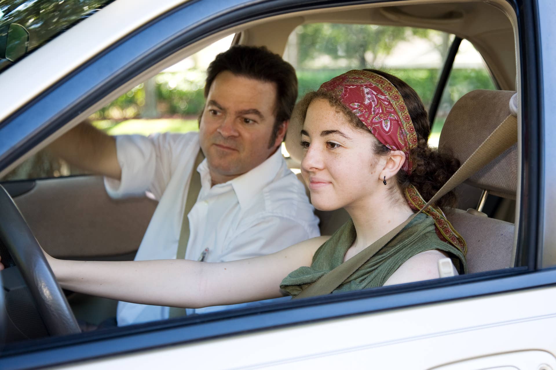 Teen Taking Driver's exam