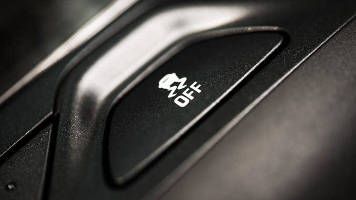 traction control off button...