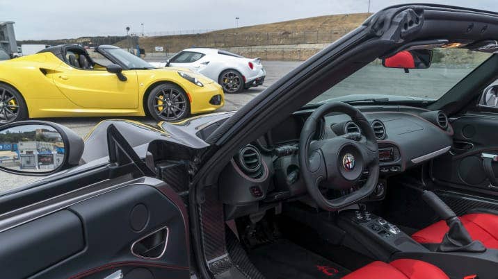 2015 Alfa Romeo 4C Spider steering wheel
