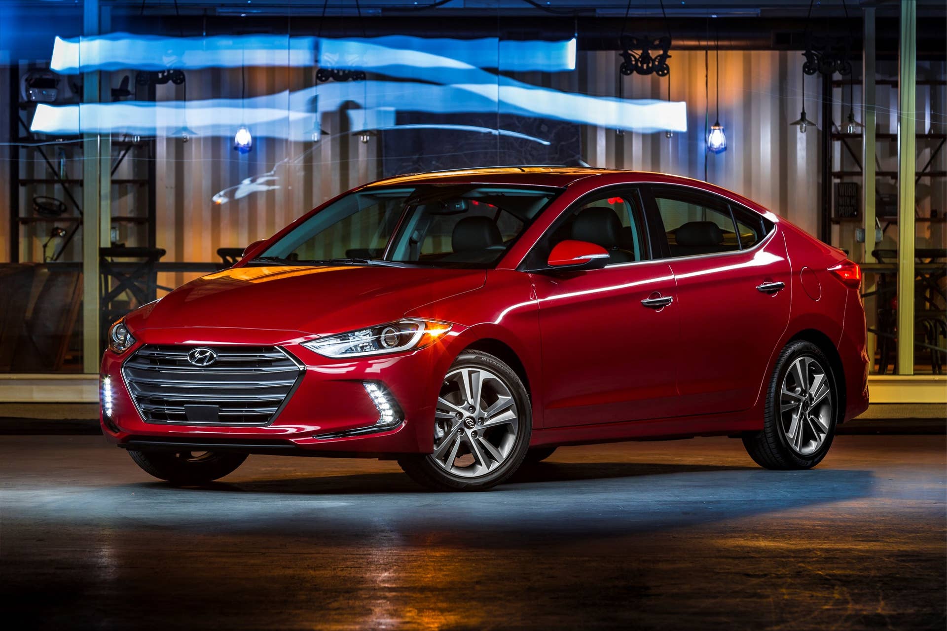 2017 Hyundai Elantra sedan front three-quarter