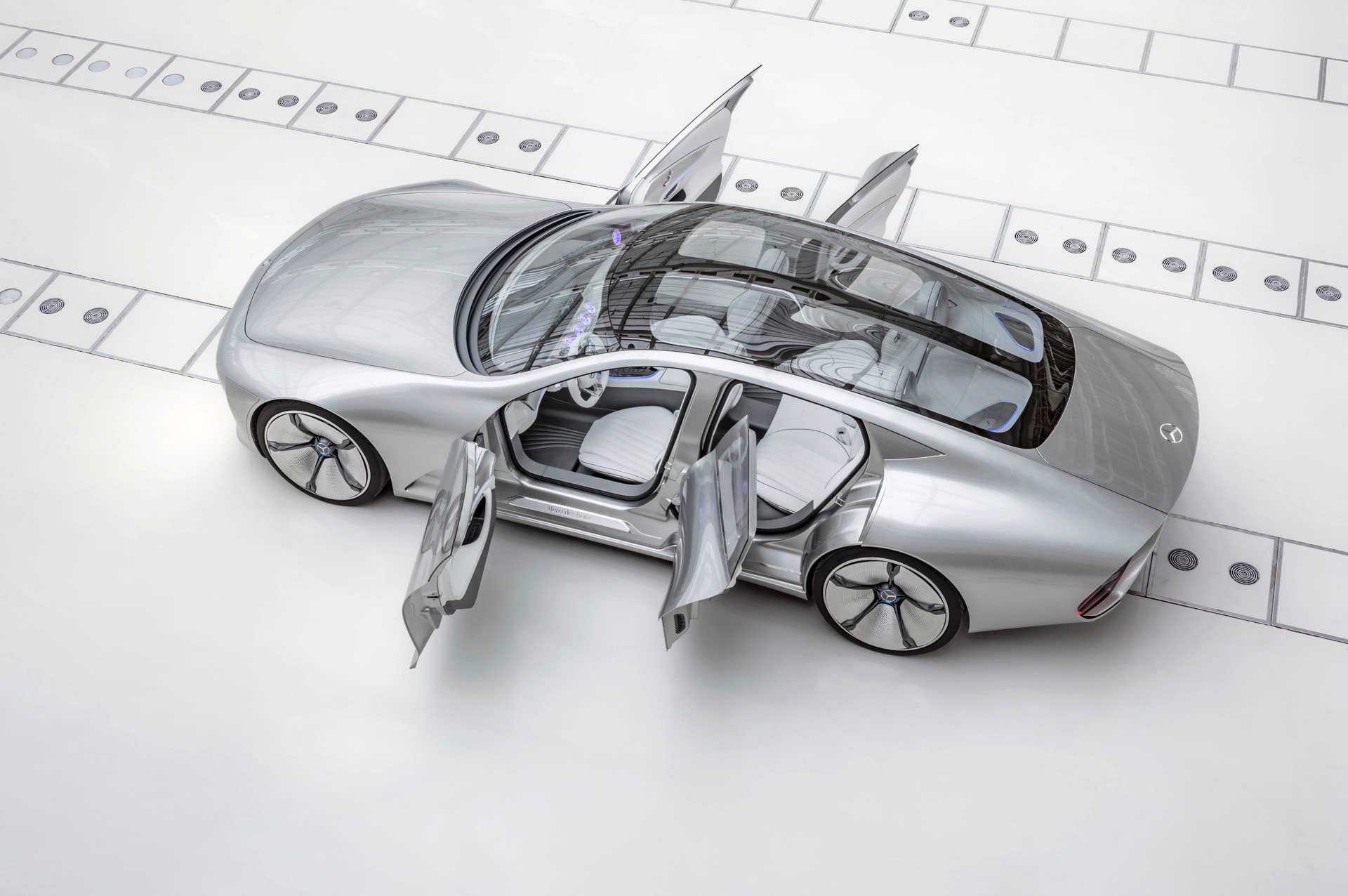 doors open mercedes concept iaa cabin interior