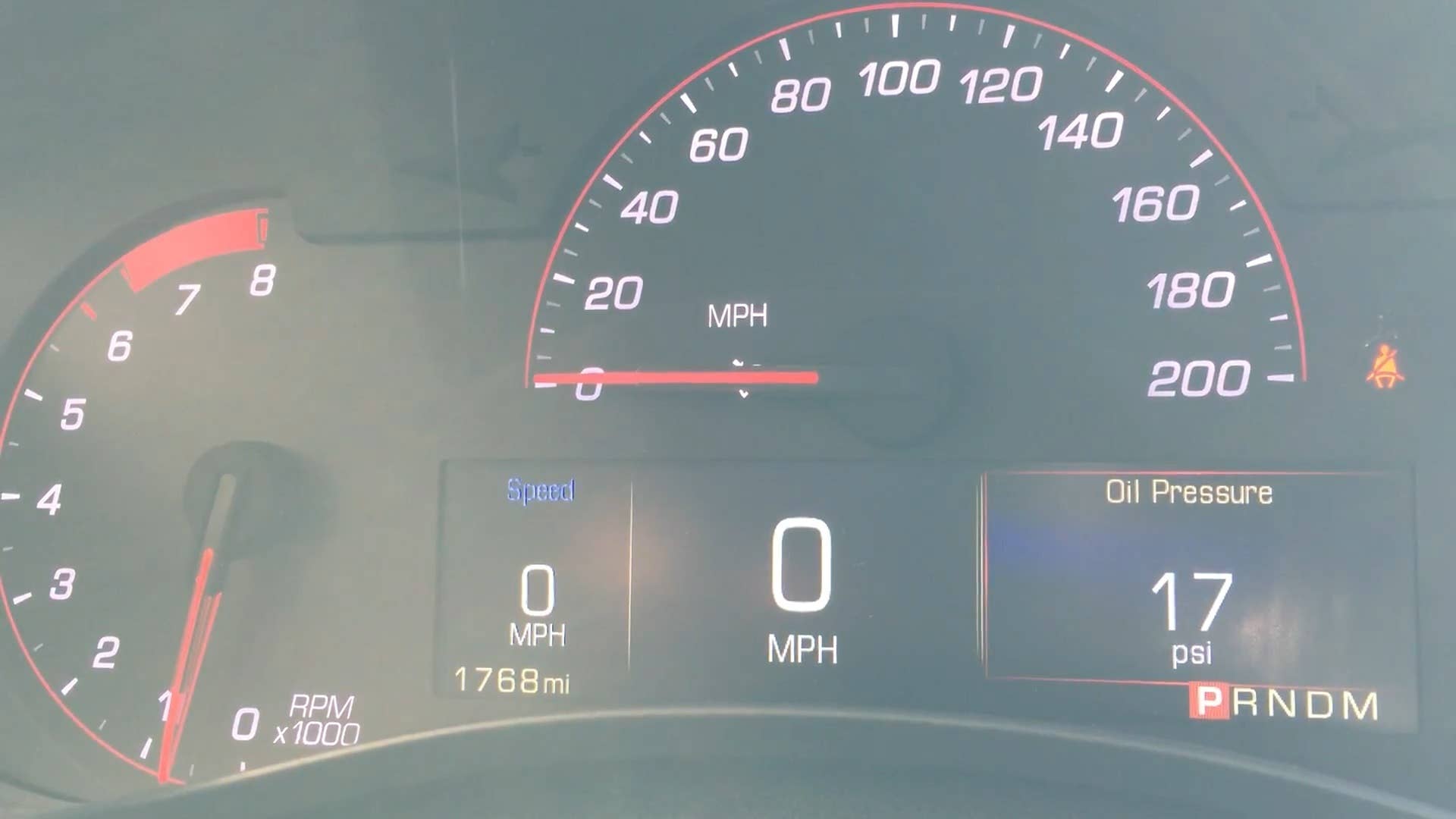 We demonstrate that the Cadillac CUE infotainment system's reconfigurable gauge package can show a quartet of speedometers simultaneously. For some strange reason.