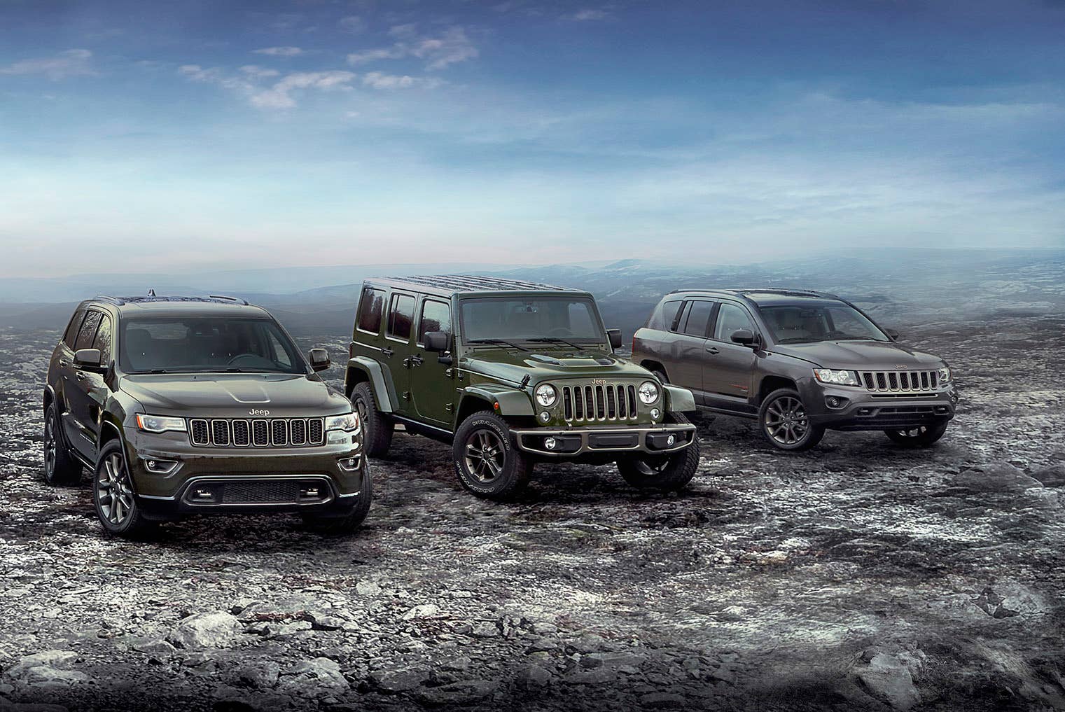 2016 Jeep 75th Anniversary Editions group