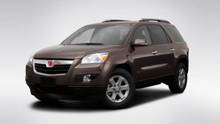 2009 Saturn Outlook XE in Brown - Front angle view