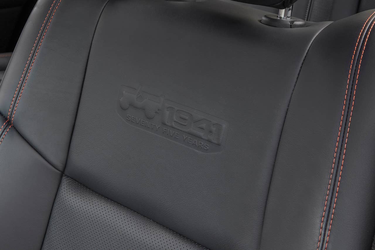2016 Jeep Wrangler Unlimited 75th Anniversary Edition seat