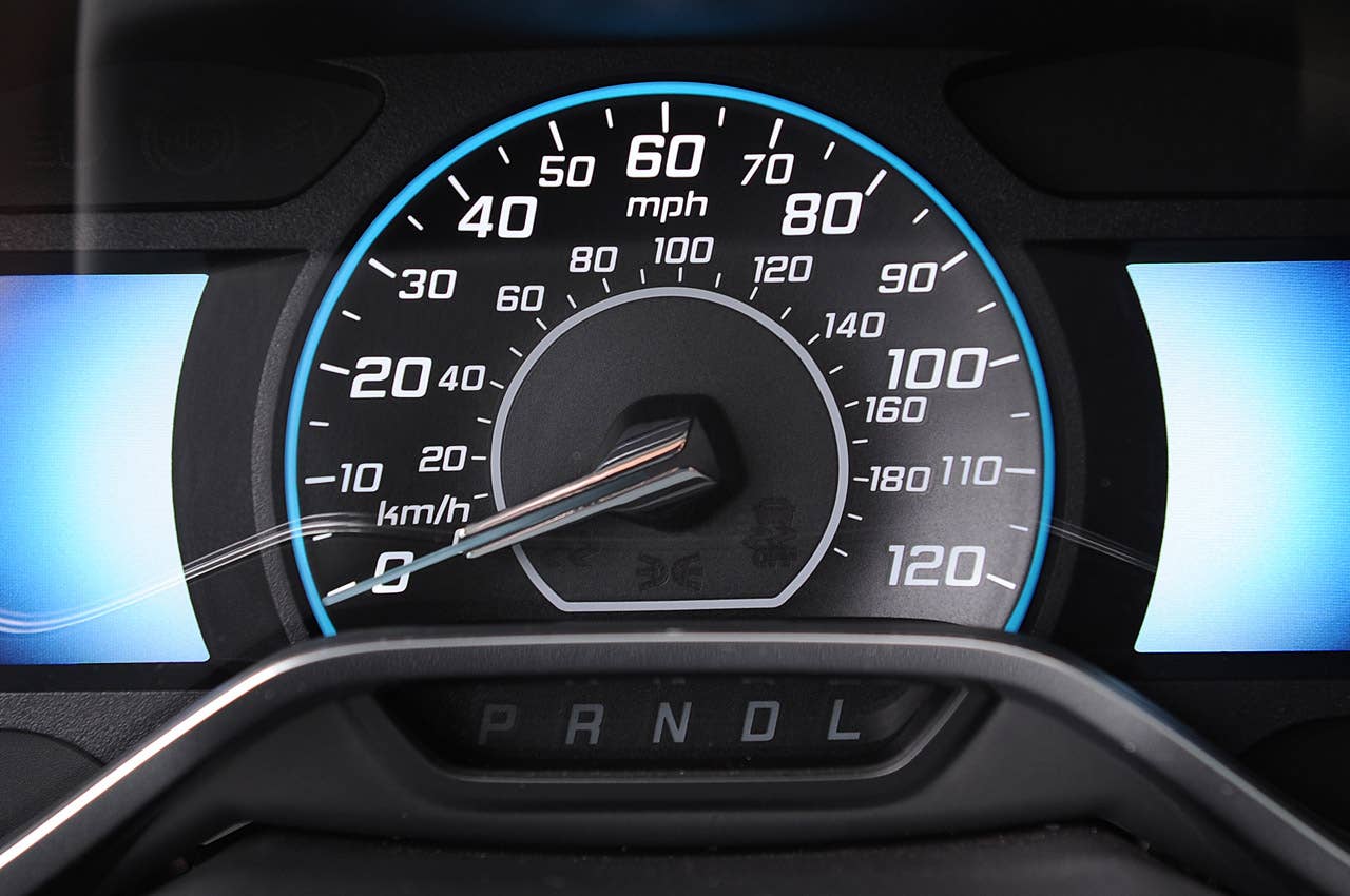 2013 Ford C-Max Hybrid speedometer
