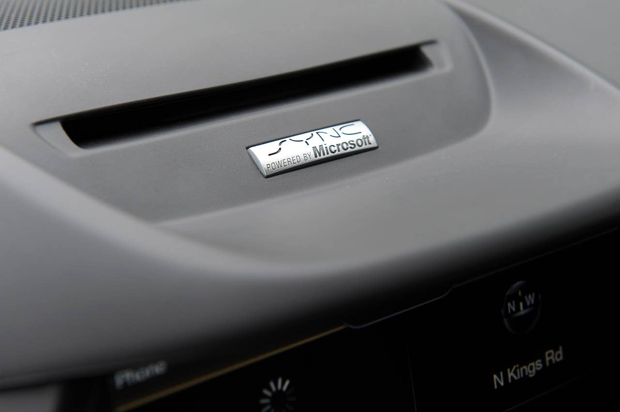 2013 Ford C-Max Hybrid SYNC badge