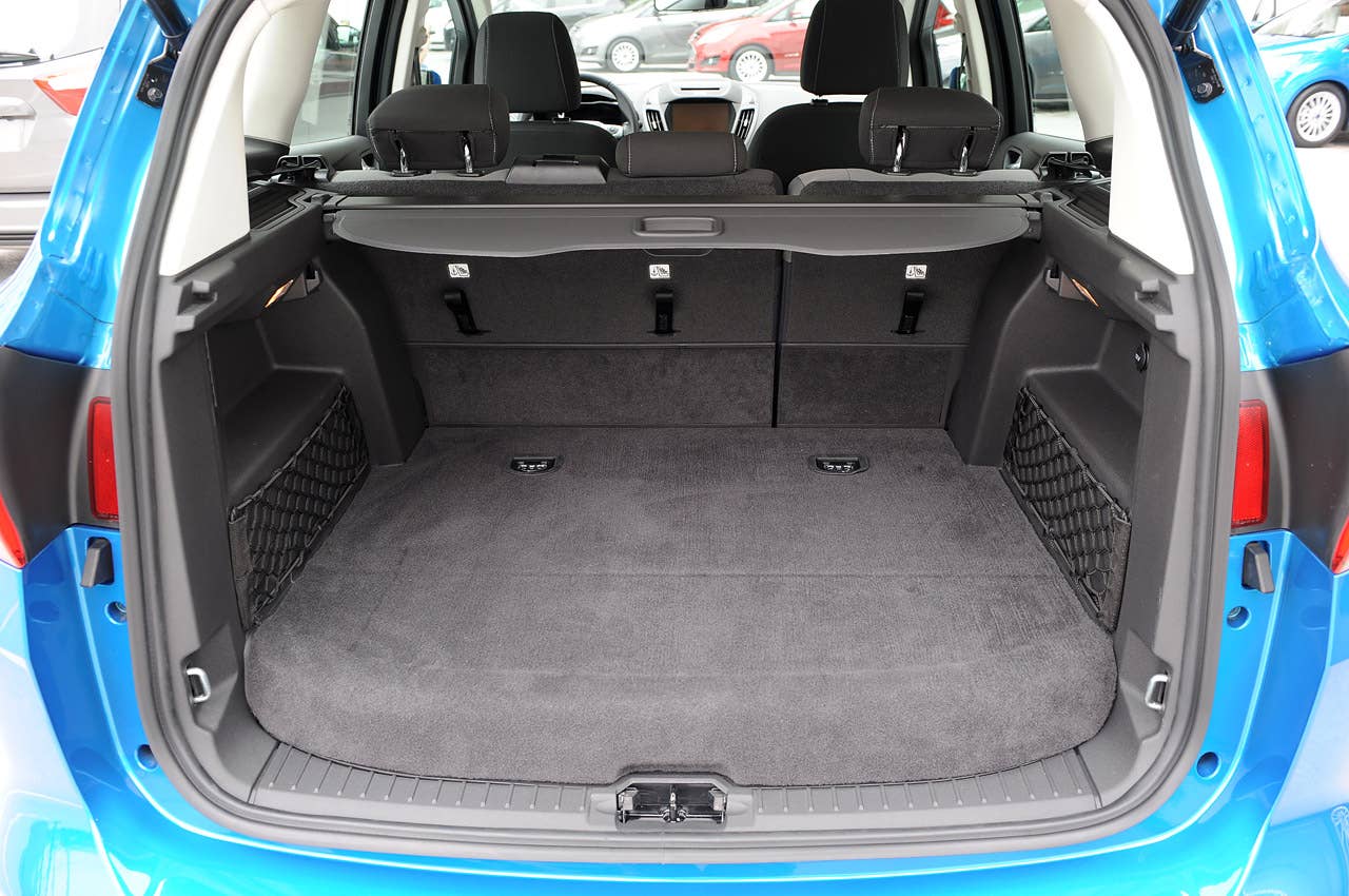 2013 Ford C-Max Hybrid rear cargo area