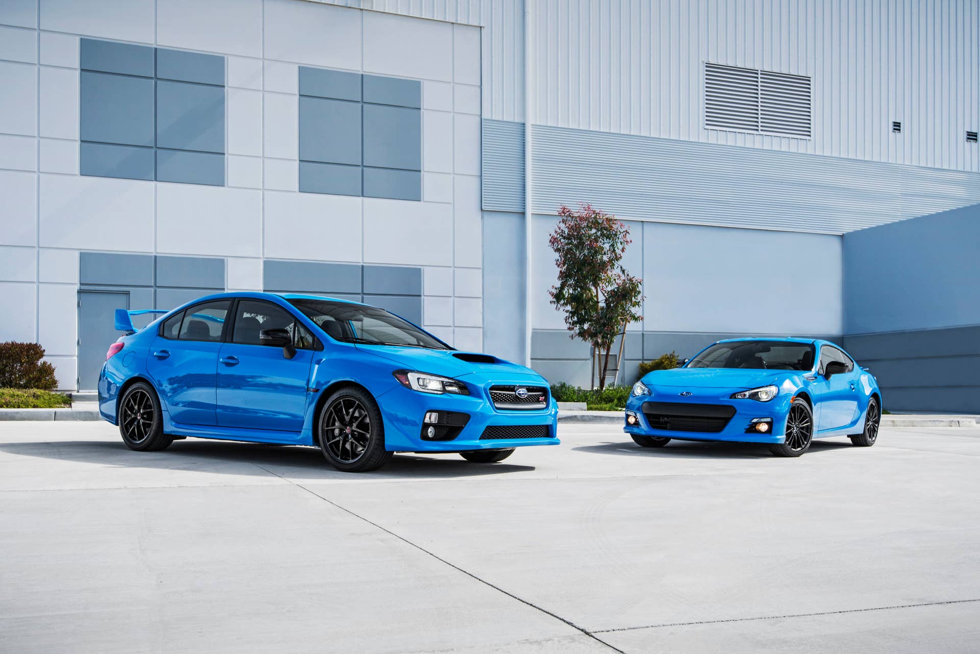2016 subaru hyper blue sti and brz
