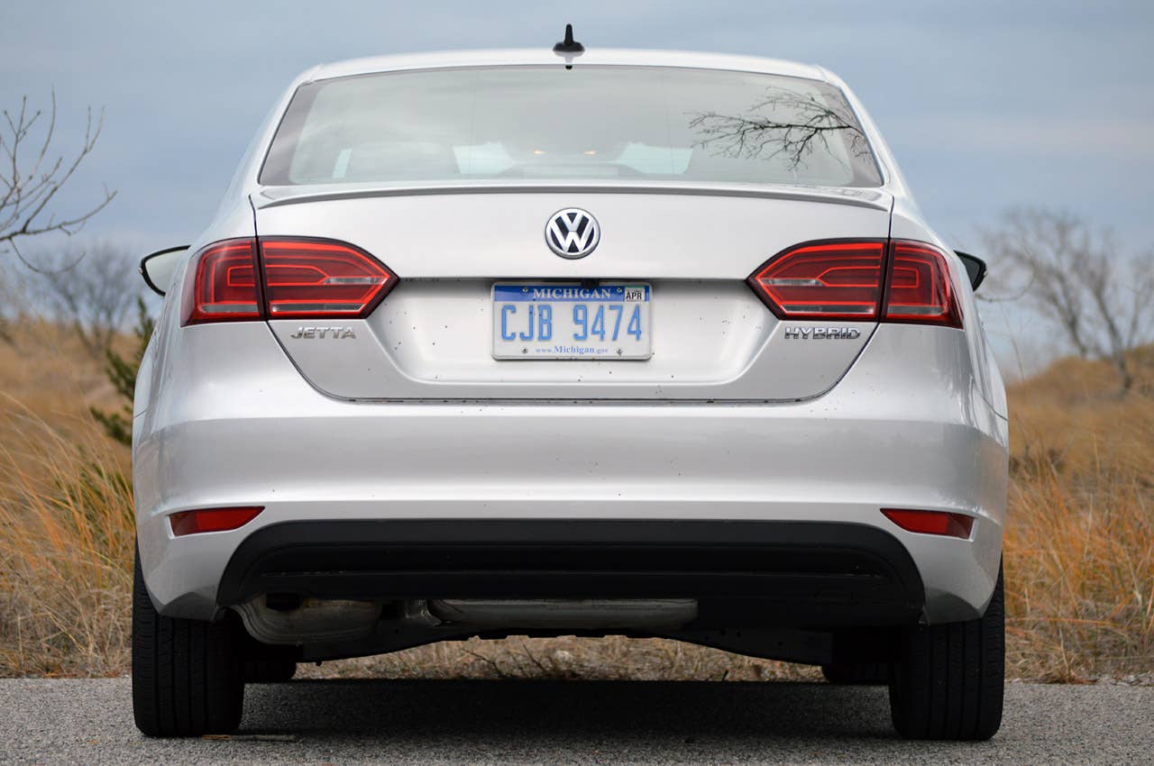 2013 Volkswagen Jetta Hybrid rear view