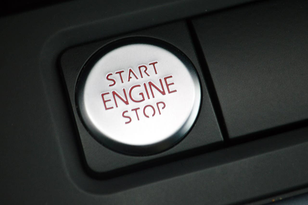 2013 Volkswagen Jetta Hybrid start button